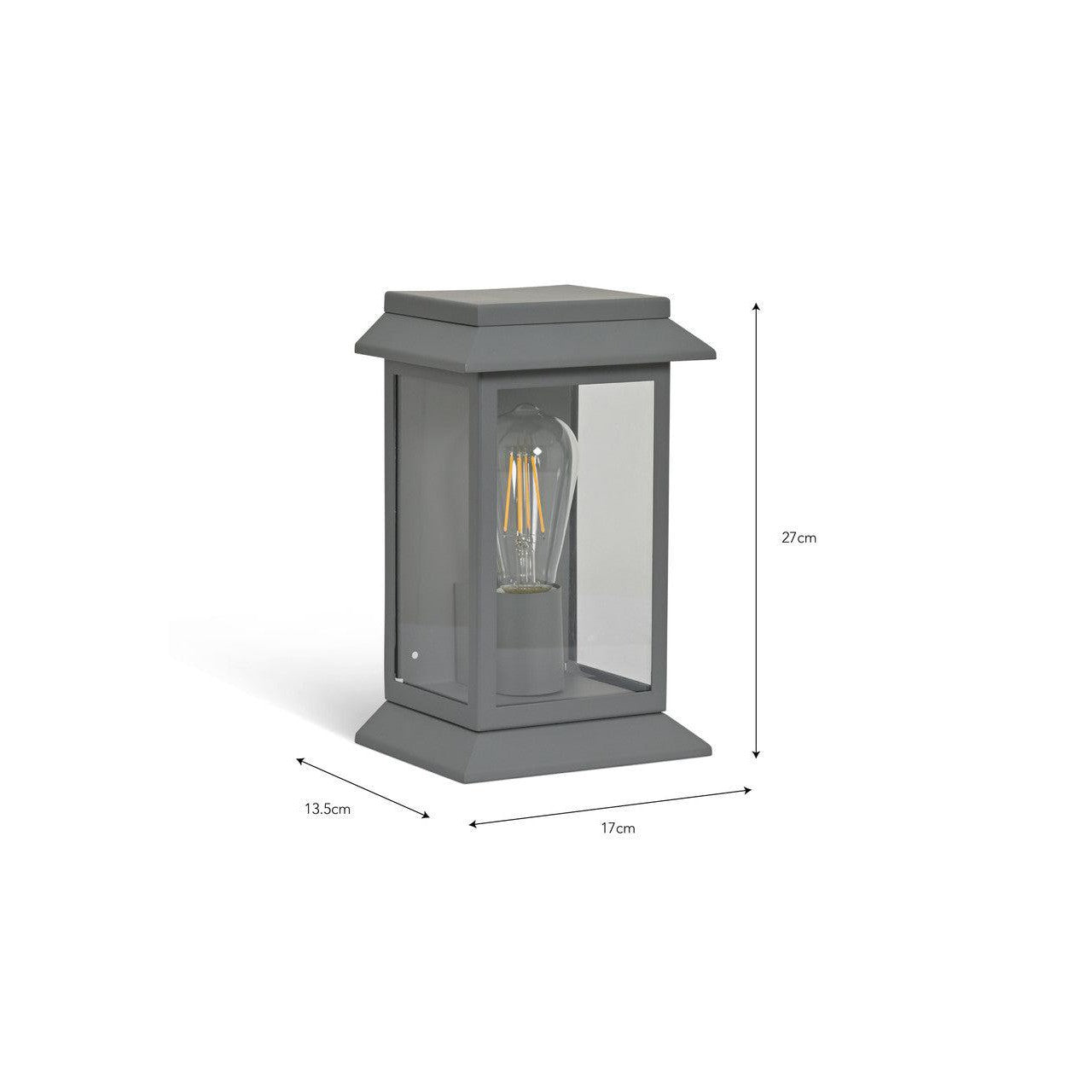 Stourton Wall Light | Charcoal | Steel - Outdoor Lighting - Garden Trading - Yester Home