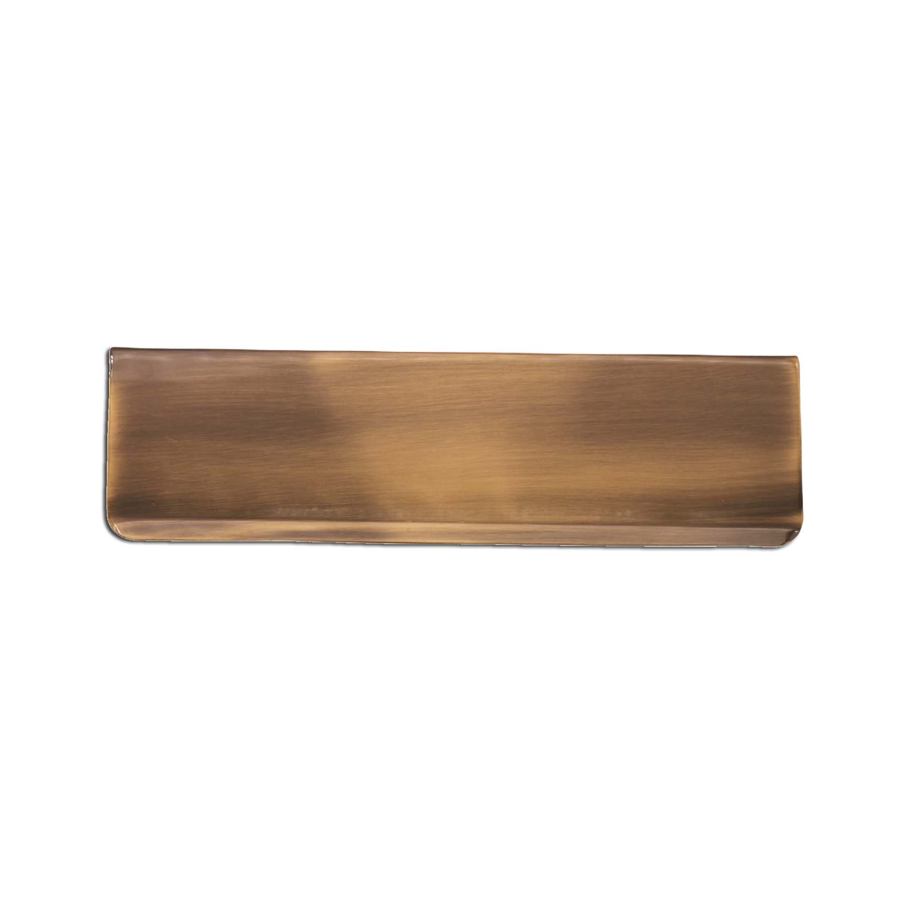 Tidy Flap 300 x 87mm Antique Brass-Finger Plates & Letter Plates-Yester Home
