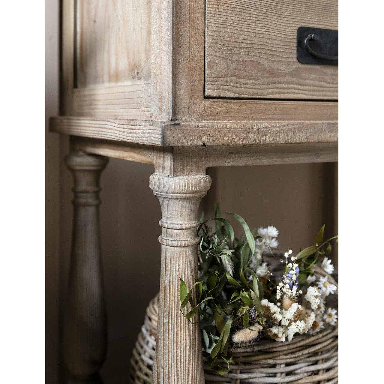Topsham Glass Display Unit | Natural - Consoles & Sideboards - Garden Trading - Yester Home