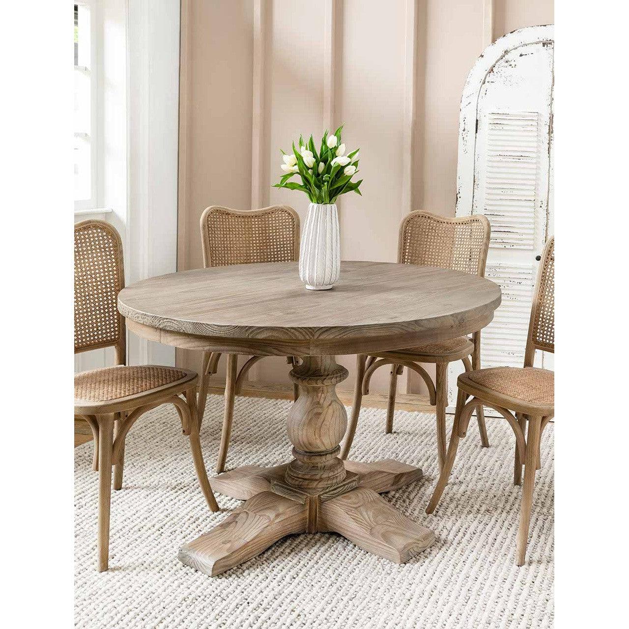 Topsham Round Dining Table | Natural - Dining Tables & Sets - Garden Trading - Yester Home