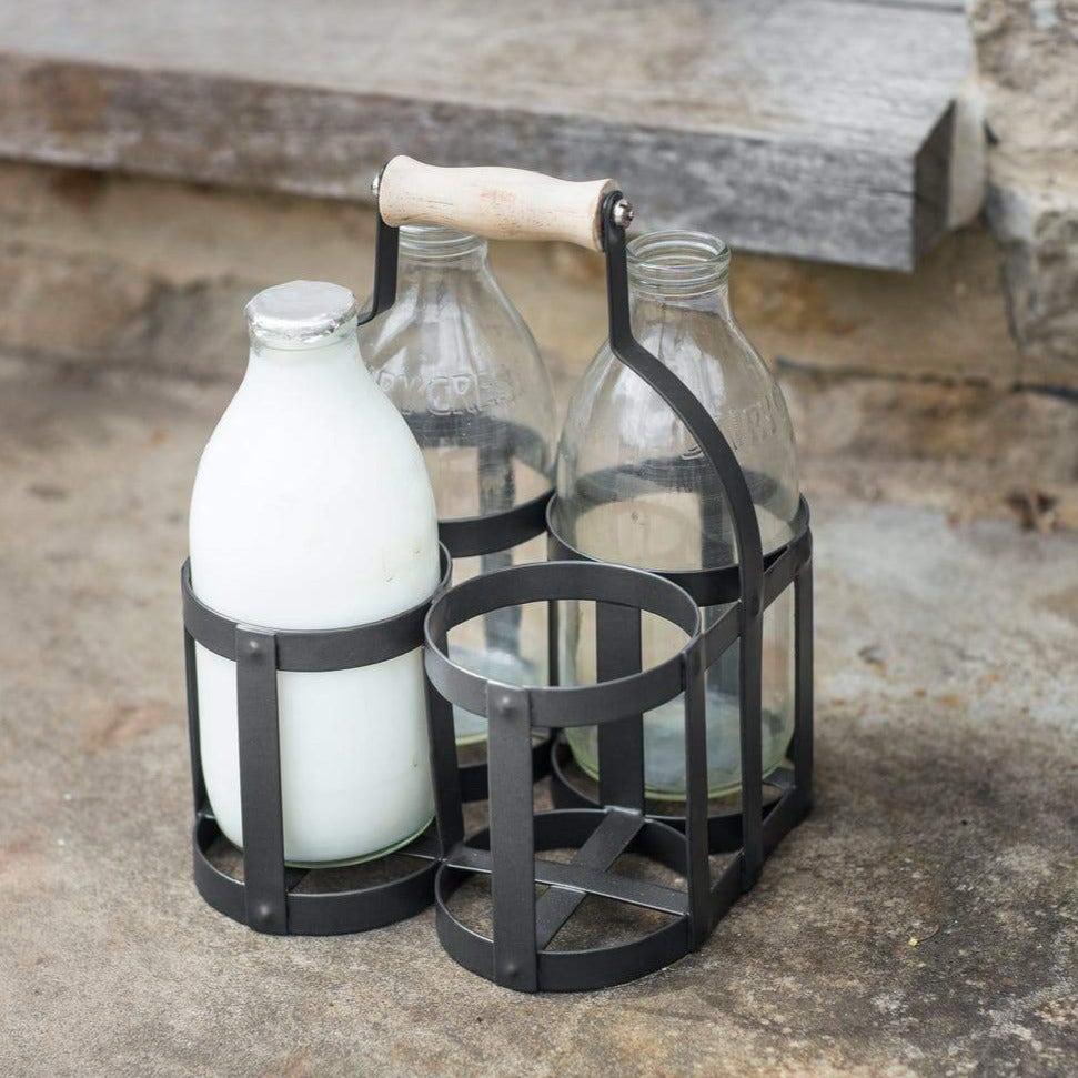 Traditional 4 & 6 Milk Bottle Holder-Milk Bottle Holder-Yester Home