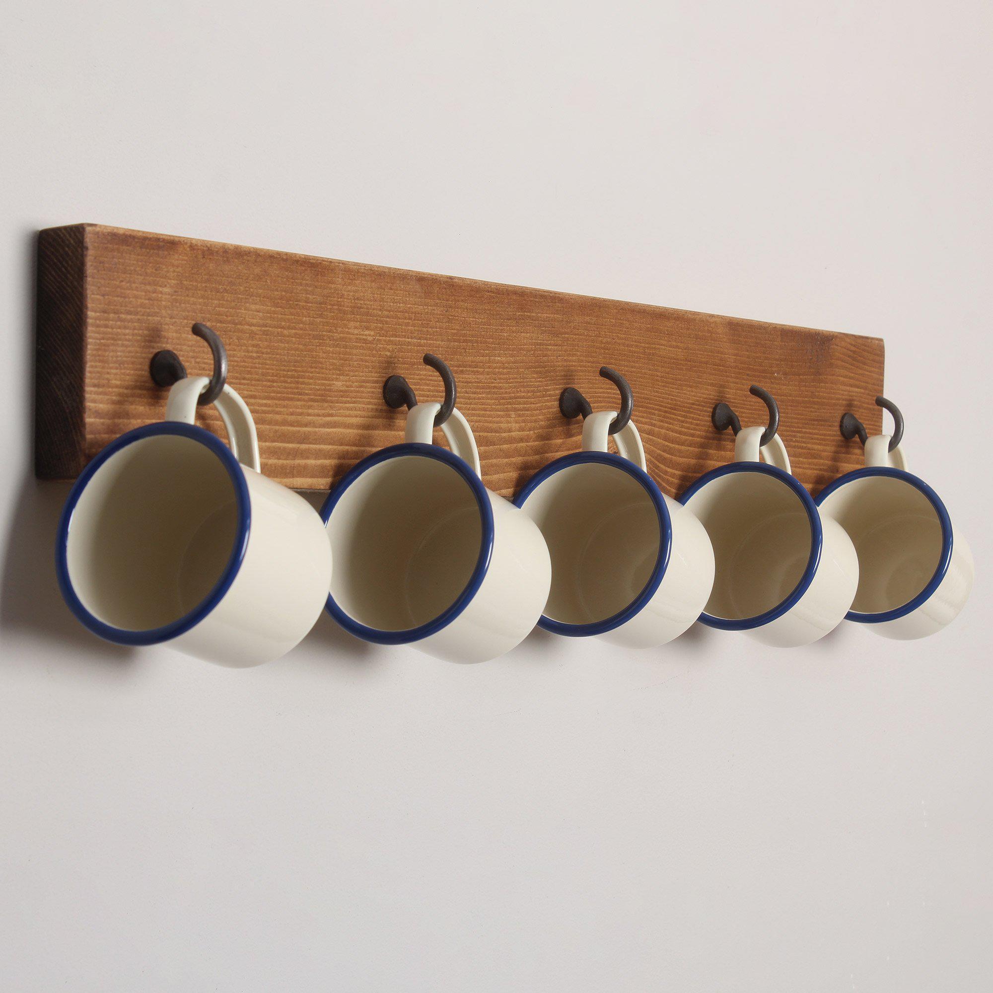 Traditional Iron Cup Hook-Pegs & Racks-Yester Home