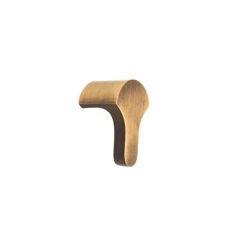 Tulip Drop Pull Antique Brass-Cupboard Pulls-Yester Home