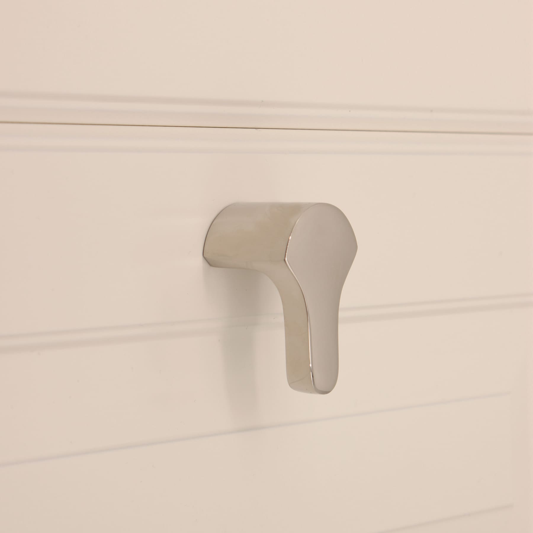 Tulip Drop Pull Polished Nickel-Cupboard Pulls-Yester Home