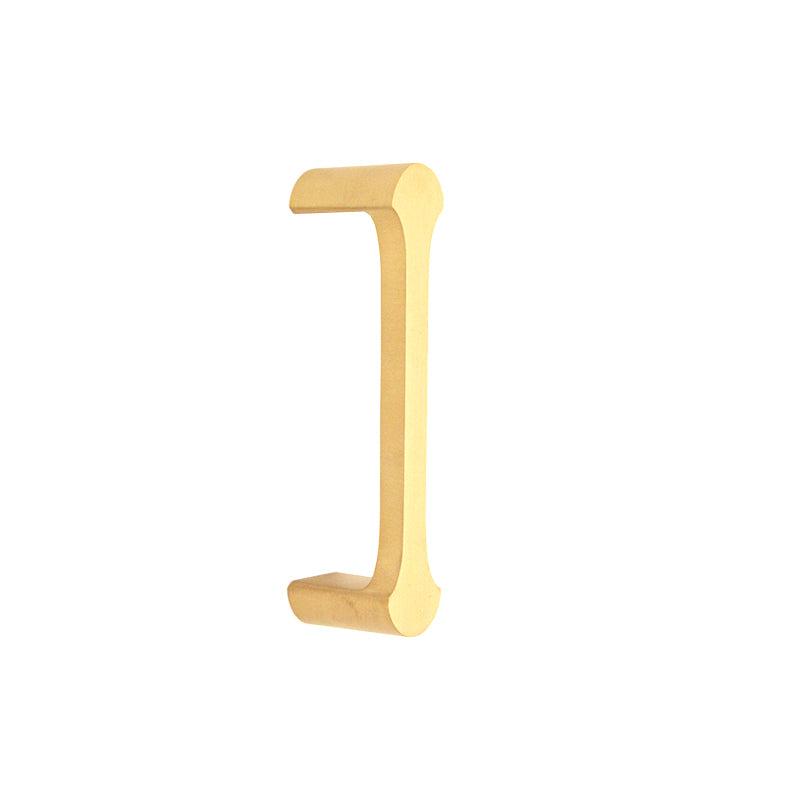 Tulip Pull Handle 115mm Satin Brass-Cabinet Handles-Yester Home