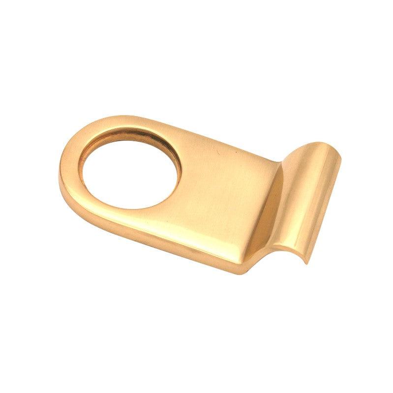Victorian Cylinder Pull Polished Brass-Door Security-Yester Home
