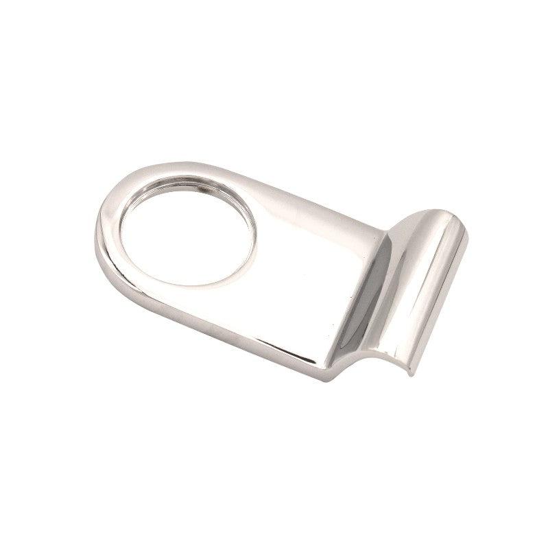 Victorian Cylinder Pull Polished Chrome-Door Security-Yester Home
