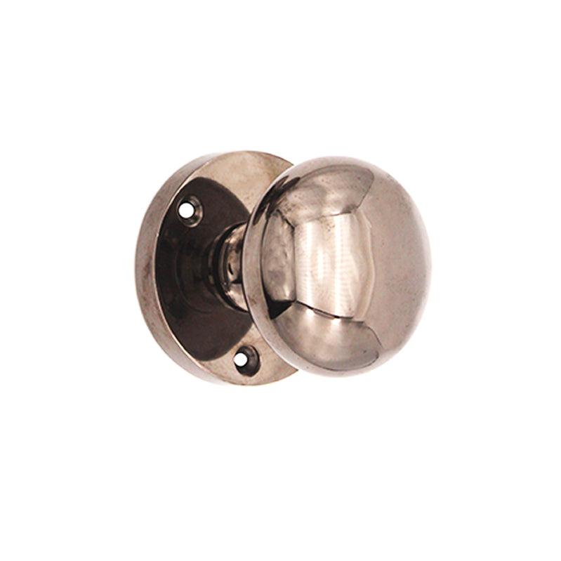 Victorian Door Knob Black Nickel-Mortice Door Knobs-Yester Home