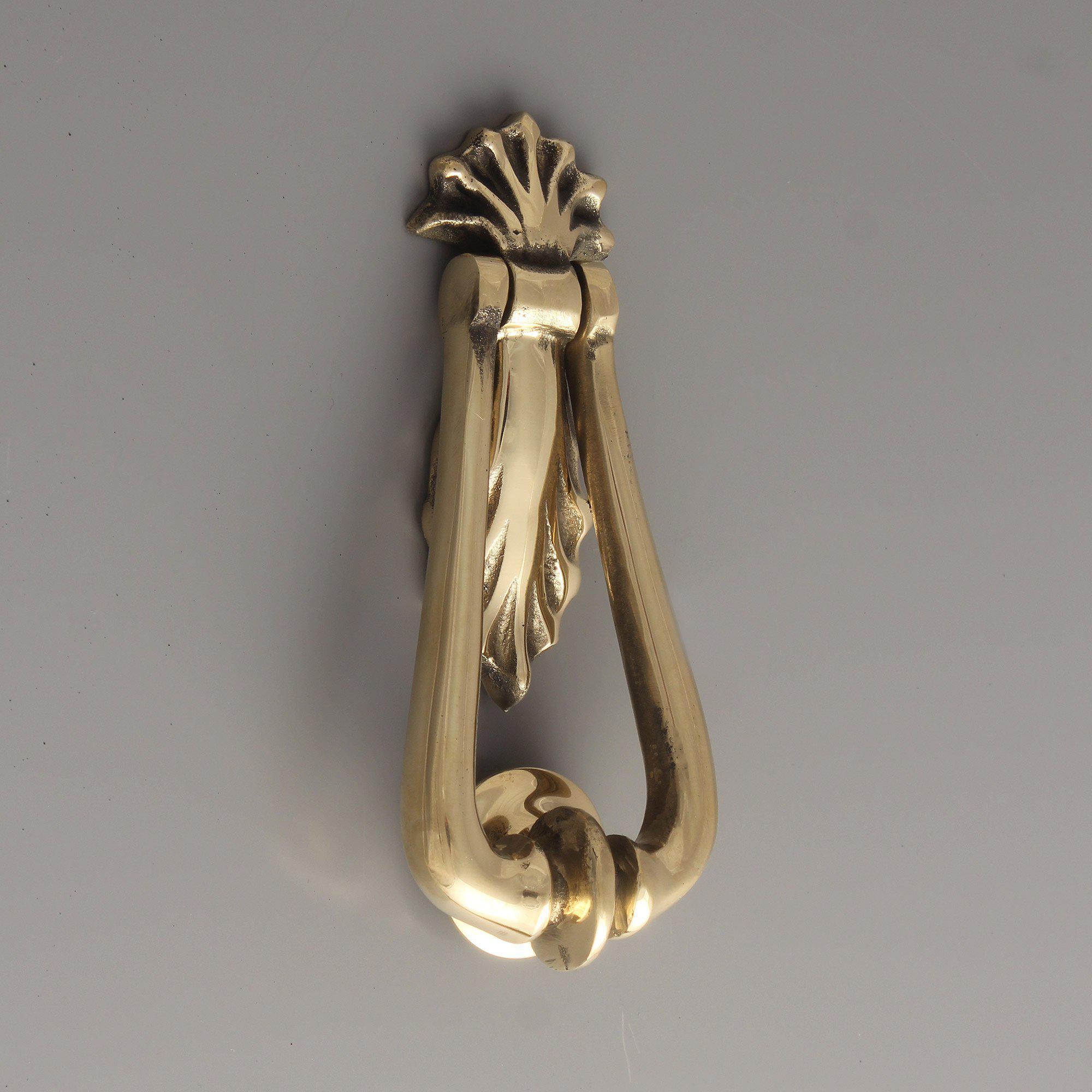 Victorian Door Knocker | Solid Brass-Door Knocker-Yester Home