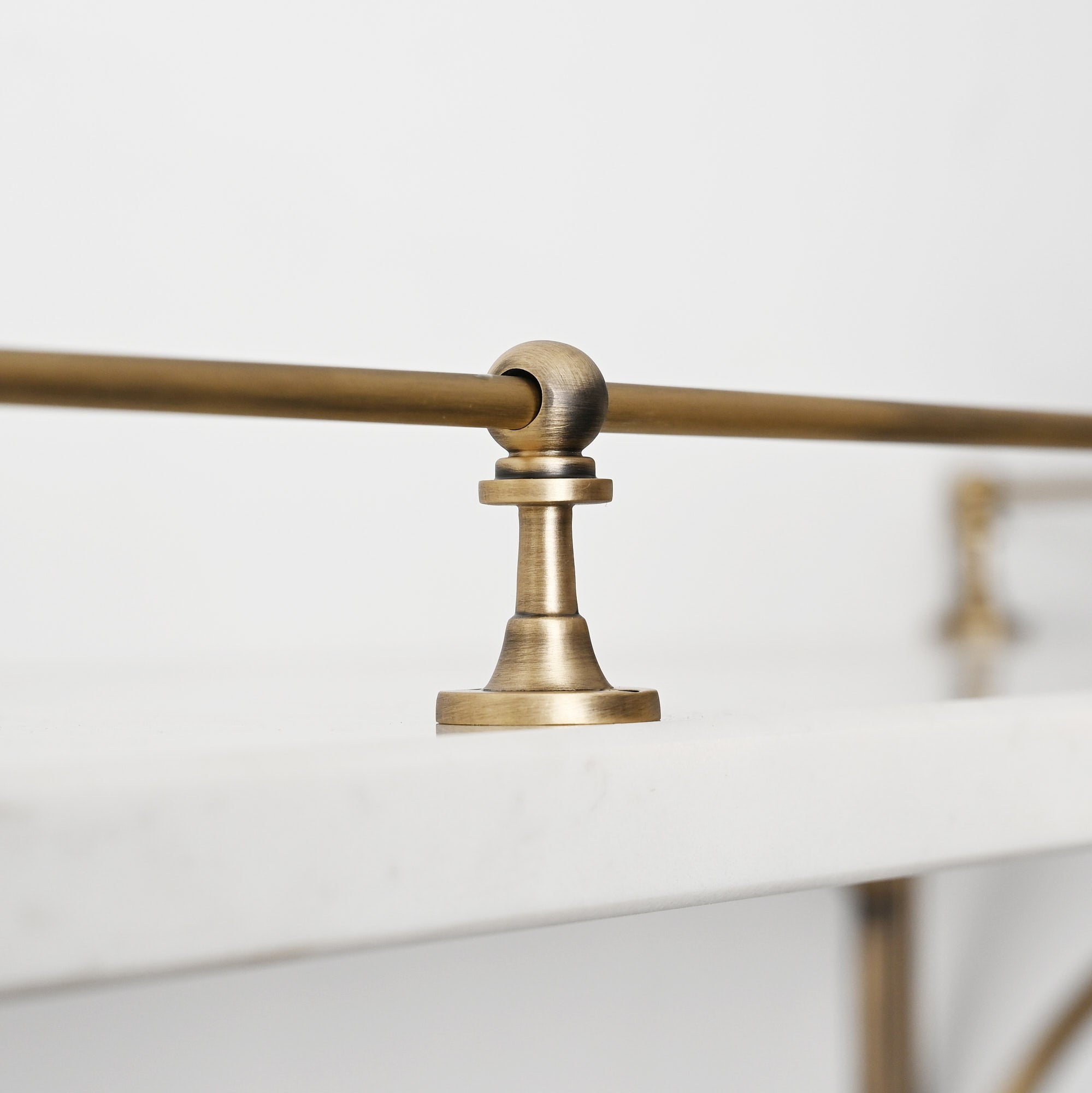 Victorian Gallery Shelf Rail | Aged Brushed Brass - Gallery Rails - Yester Home - Yester Home