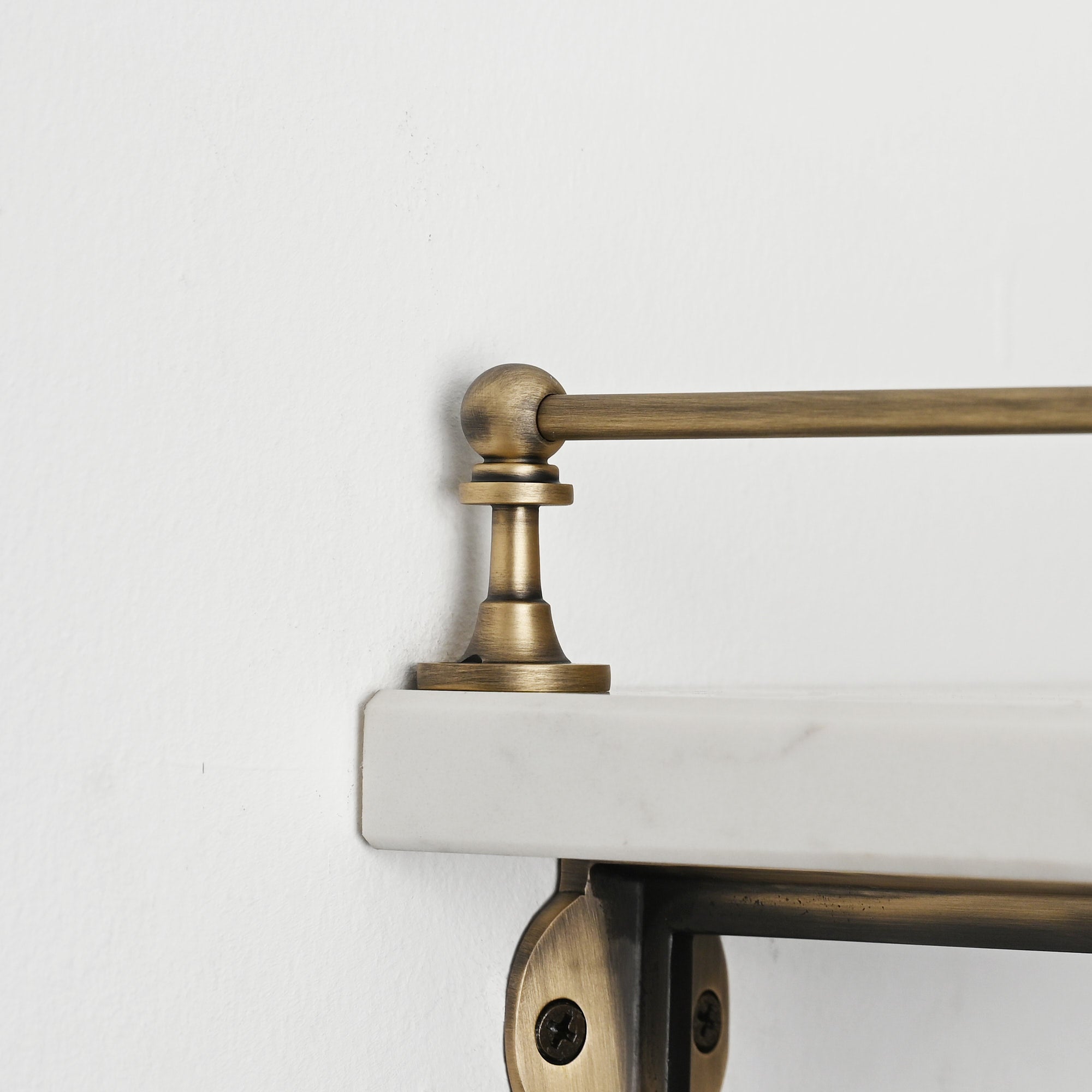 Victorian Gallery Shelf Rail | Aged Brushed Brass - Gallery Rails - Yester Home - Yester Home