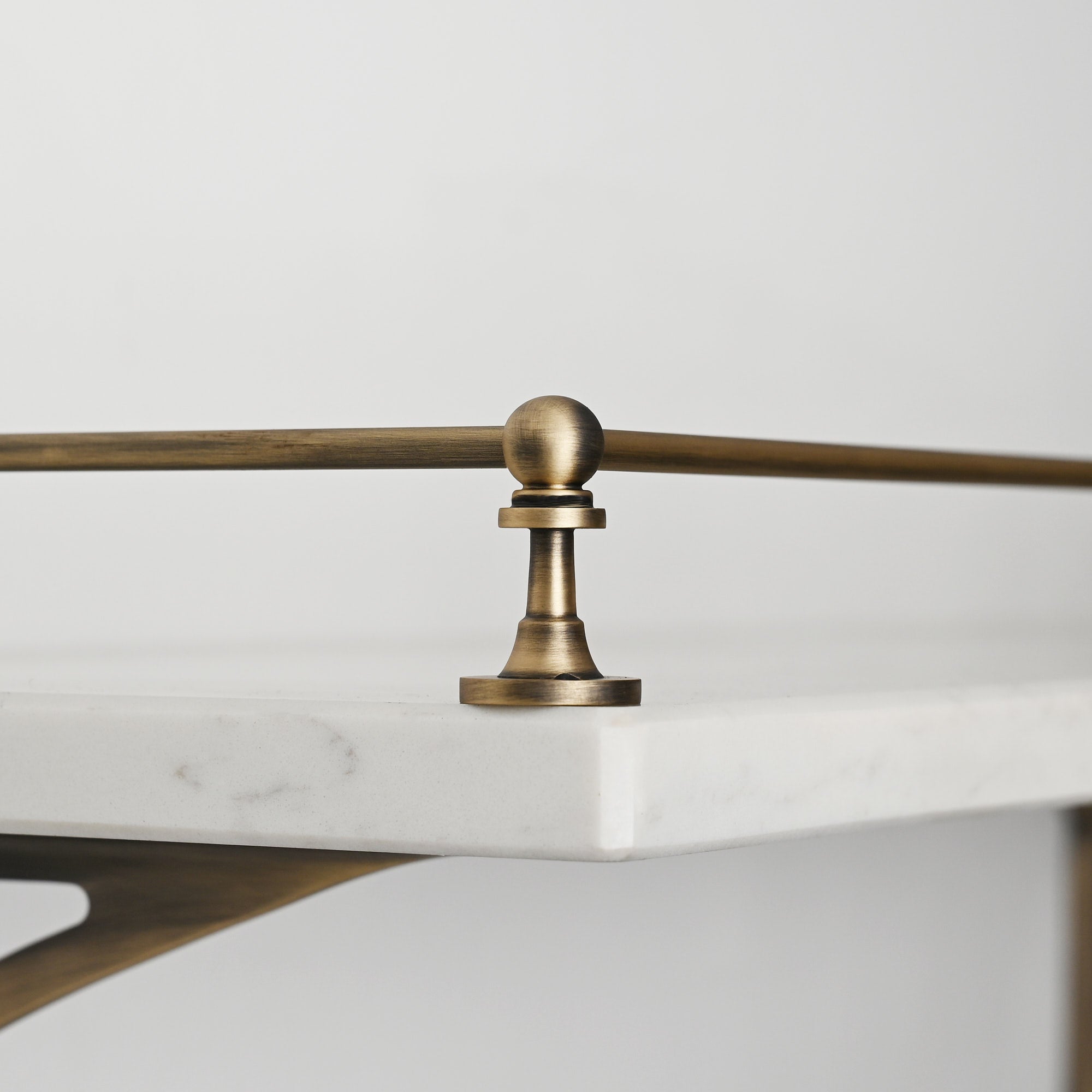 Victorian Gallery Shelf Rail | Aged Brushed Brass - Gallery Rails - Yester Home - Yester Home