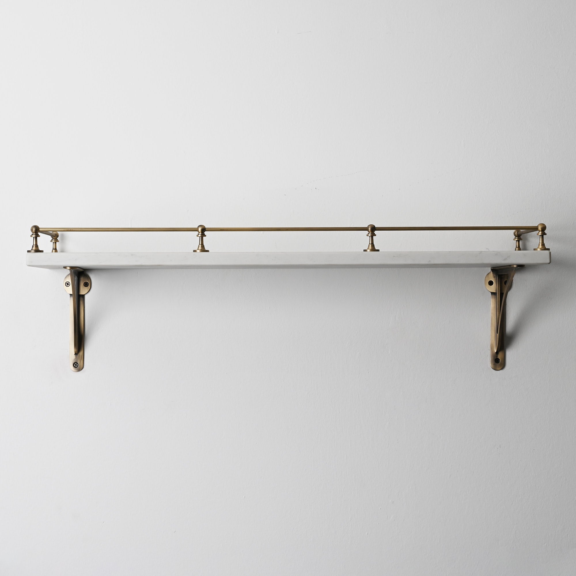 Victorian Gallery Shelf Rail | Aged Brushed Brass - Gallery Rails - Yester Home - Yester Home
