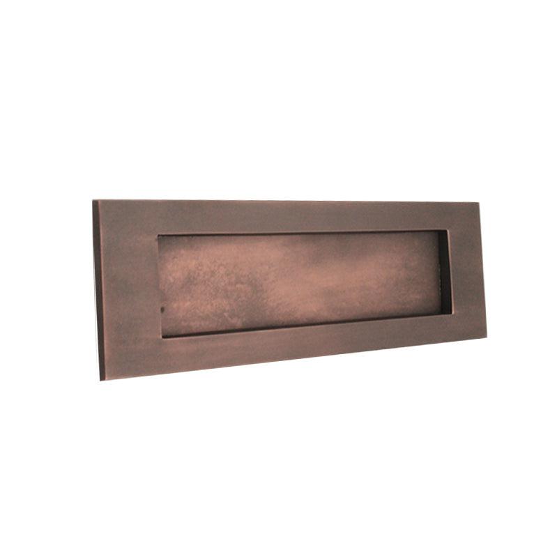 Victorian Letter Plate 300mm Aged Bronze-Finger Plates & Letter Plates-Yester Home
