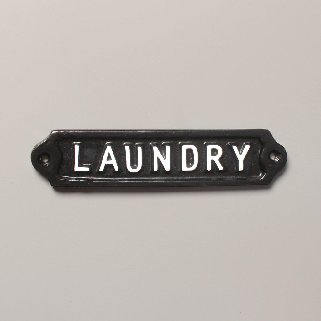Vintage Laundry Sign-Room Signs-Yester Home