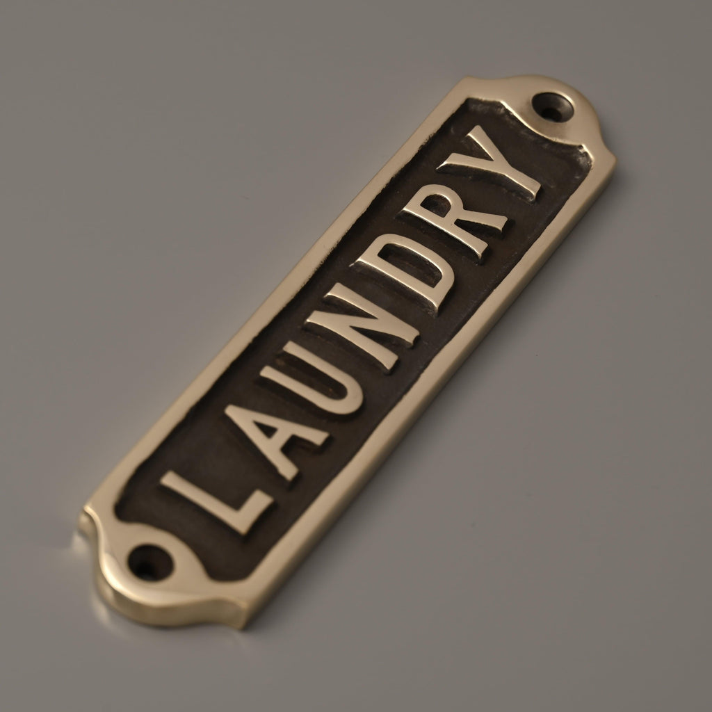 Vintage Laundry Sign-Room Signs-Yester Home
