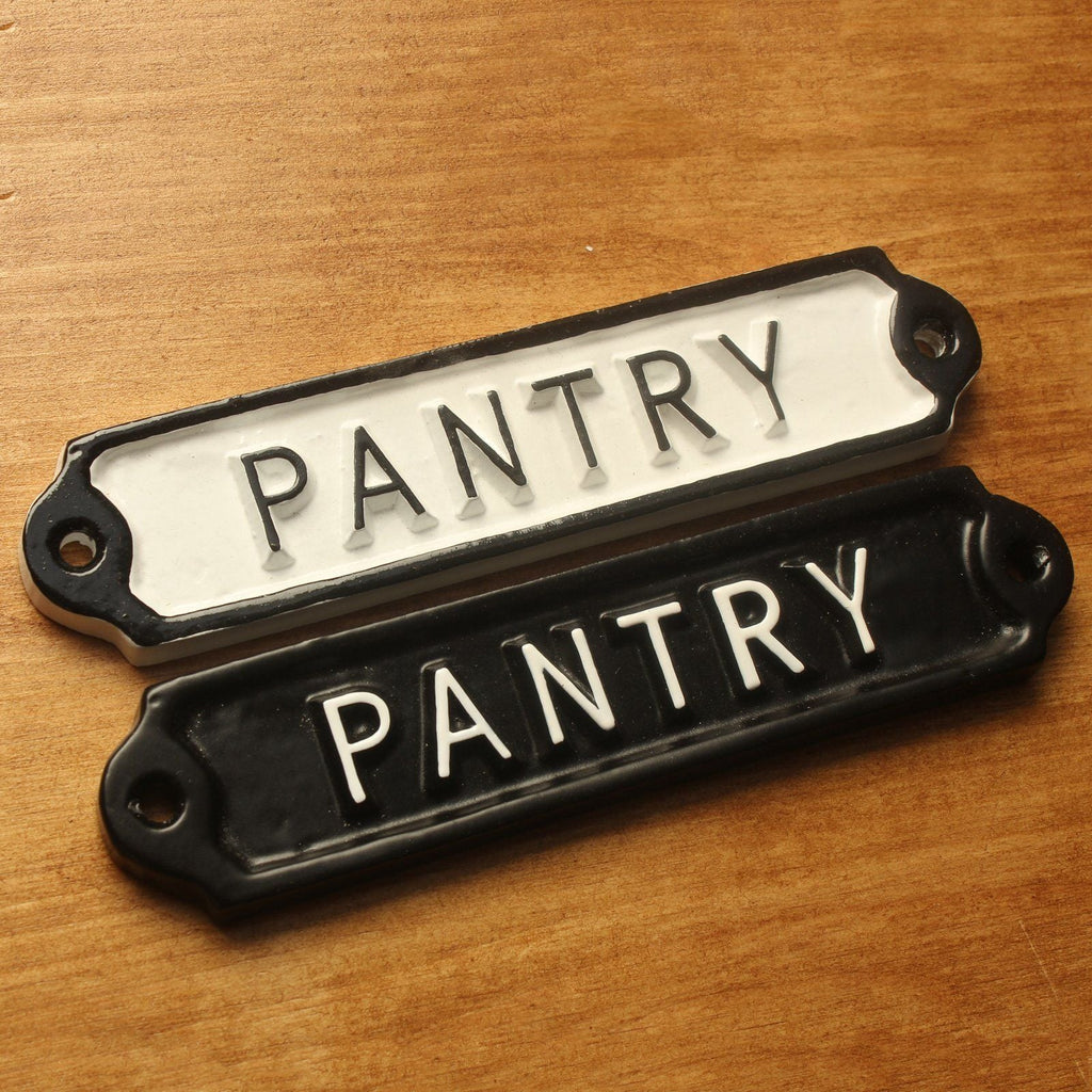Vintage Style Pantry Sign-Room Signs-Yester Home