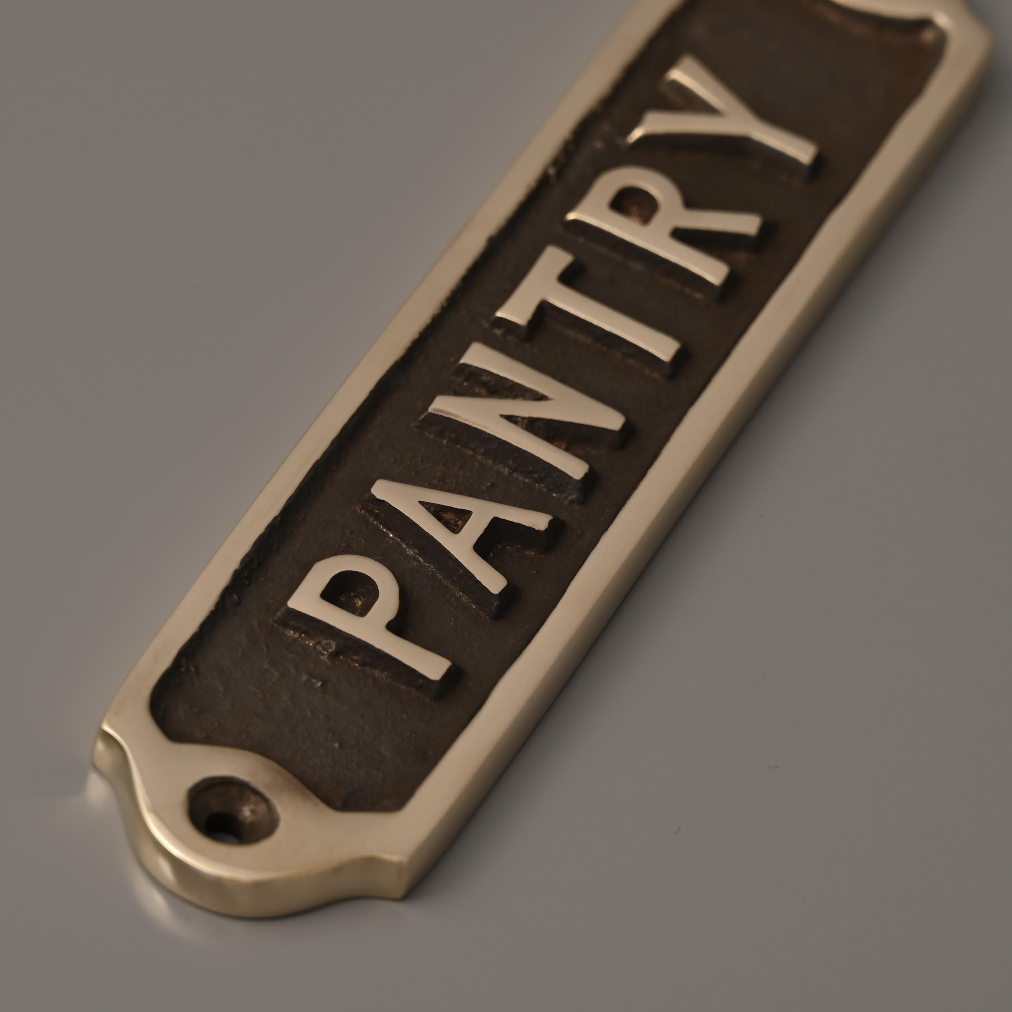 Vintage Style Pantry Sign-Room Signs-Yester Home