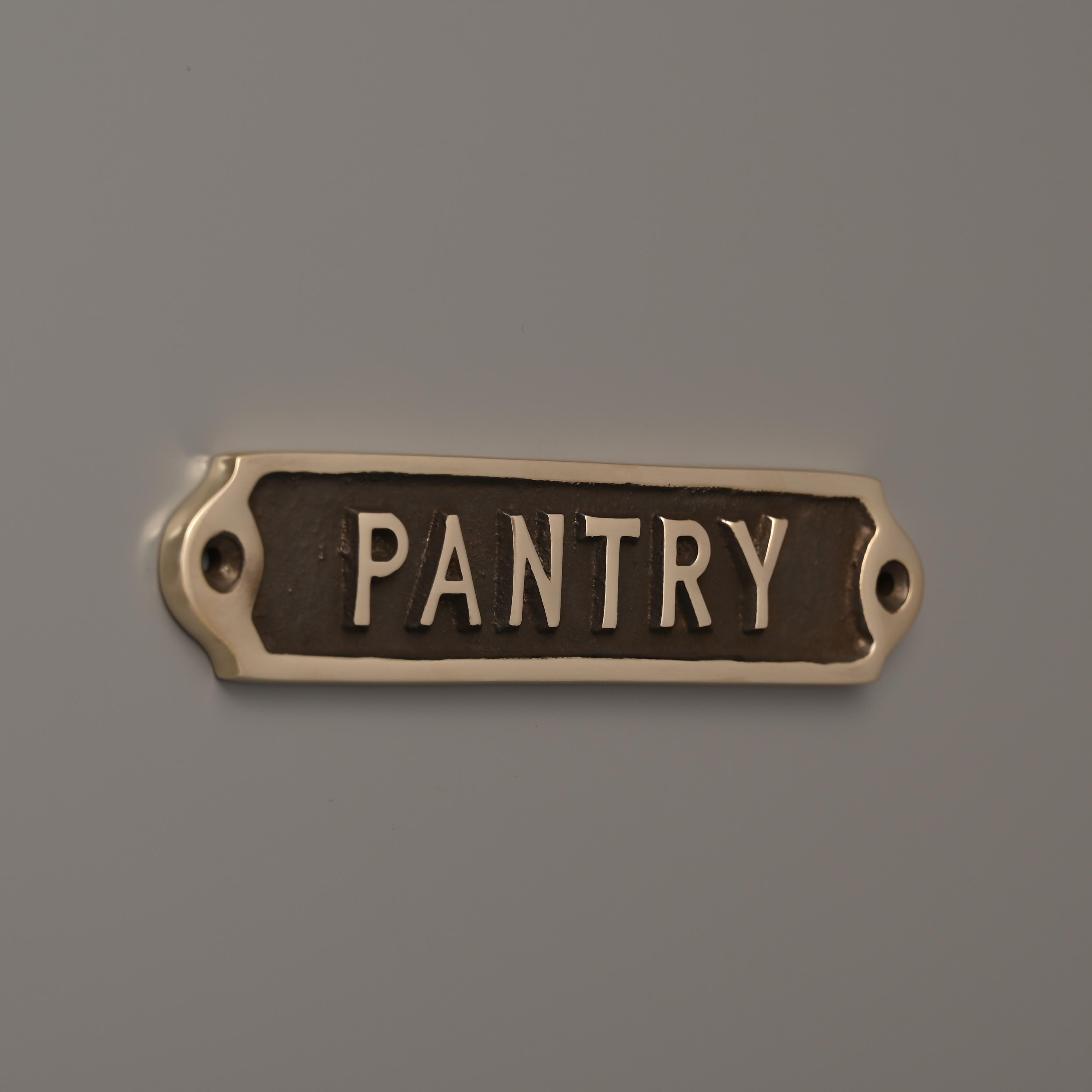 Vintage Style Pantry Sign-Room Signs-Yester Home