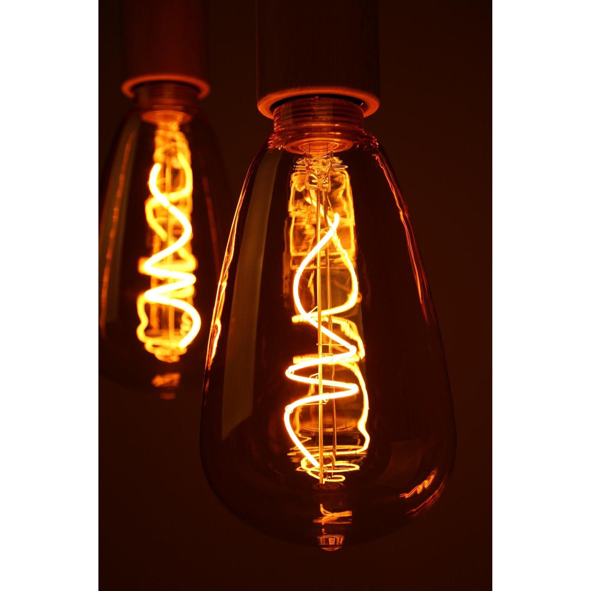 Vintlux E27 Dimmable LED Filament Lamp 4W SF100 265lm 2200K Kyodai Fluxx Edison XL Gold-LED Filament Bulbs-Yester Home