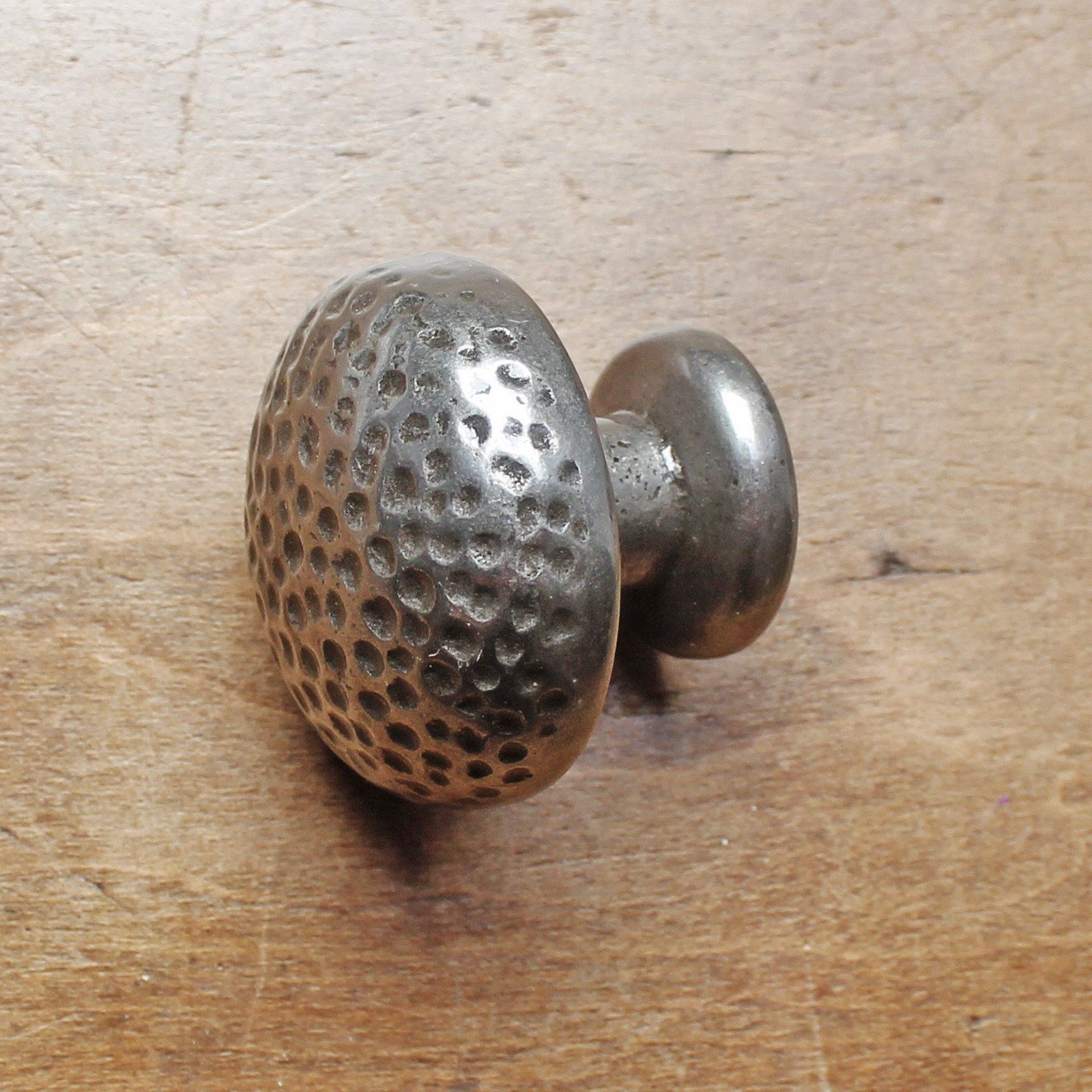 Warwick Mottled Cast Iron Cupboard Knob-Cabinet Knobs-Yester Home