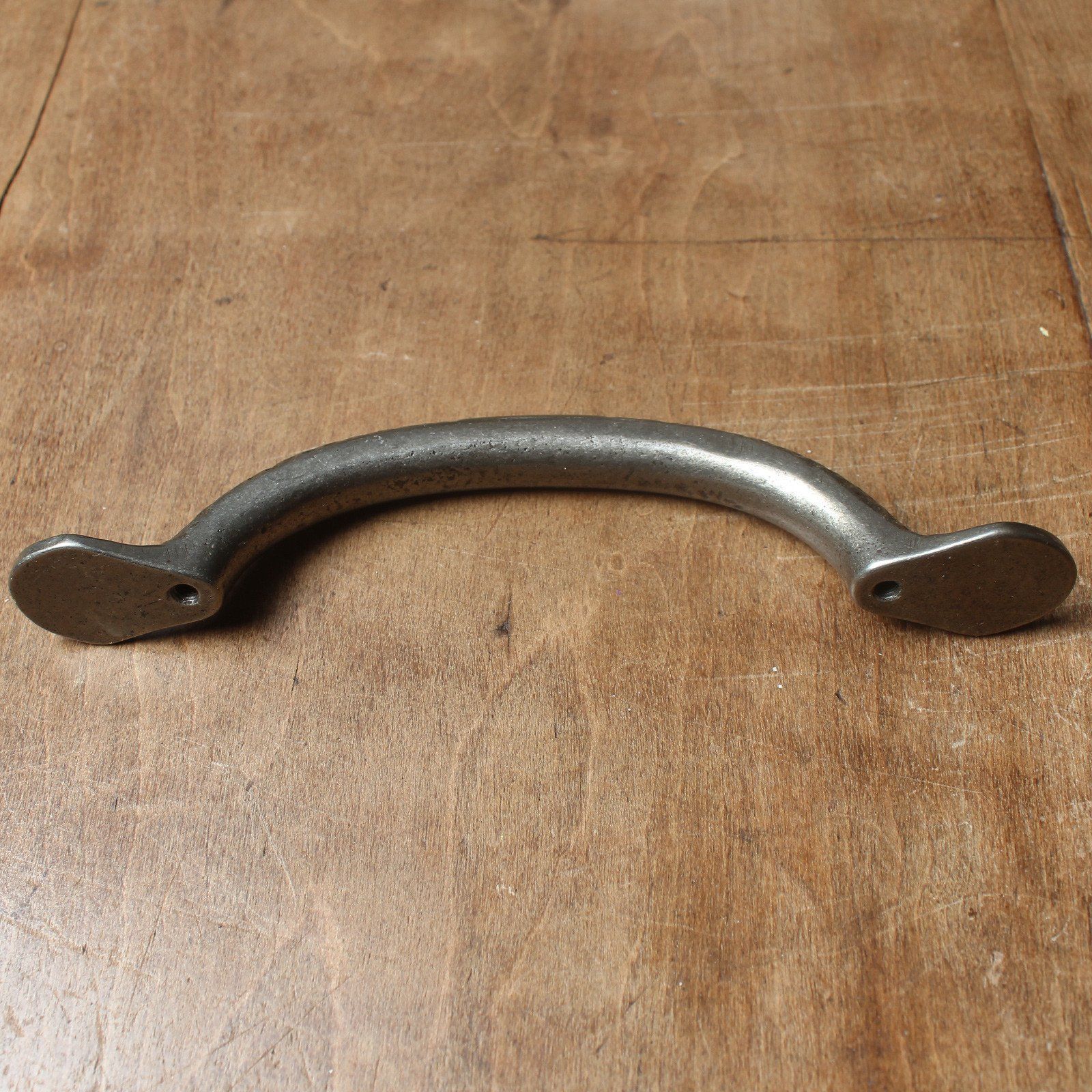 Warwick Mottled Cast Iron Pull Handle-Cabinet Handles-Yester Home