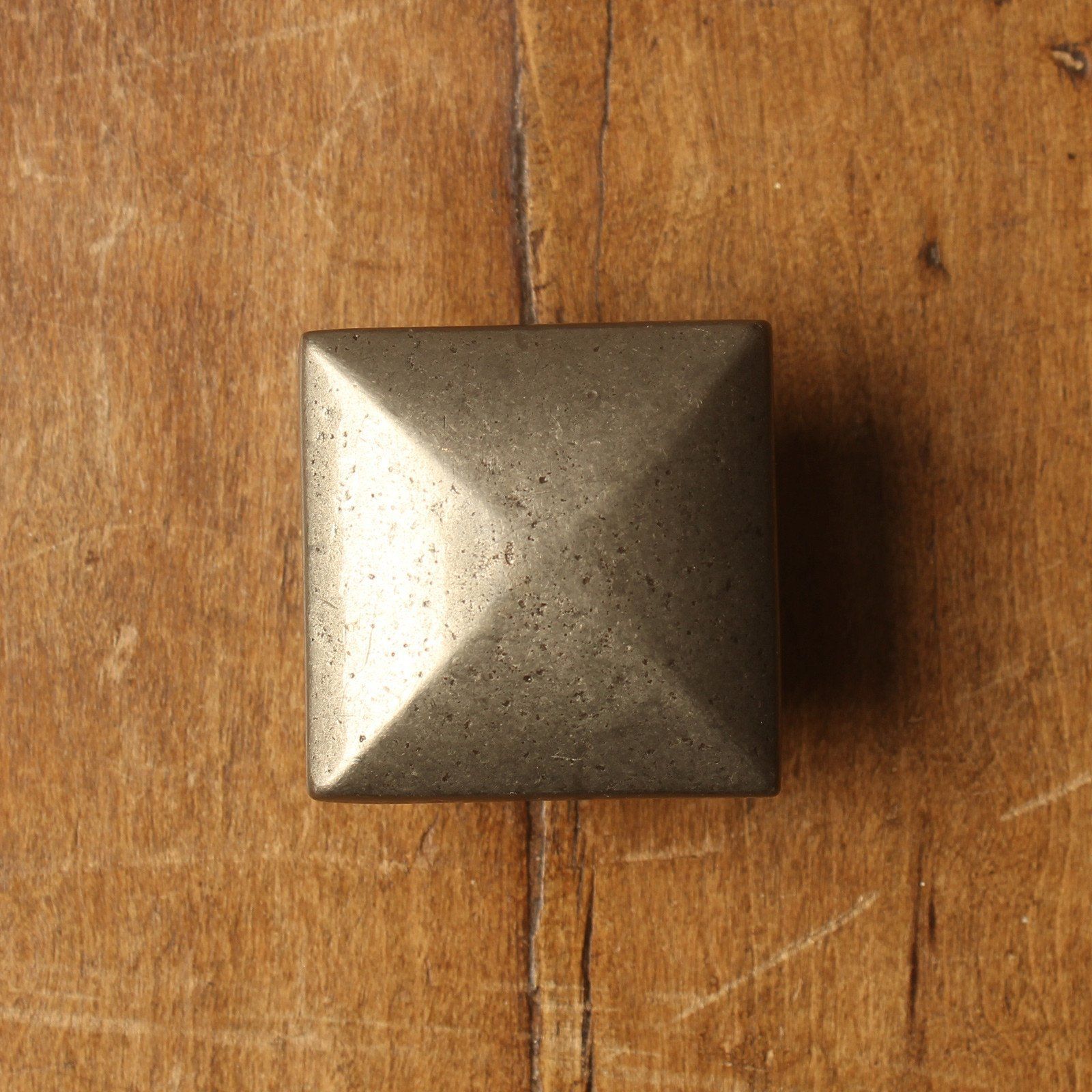 Warwick Square Cast Iron Cupboard Knob-Cabinet Knobs-Yester Home