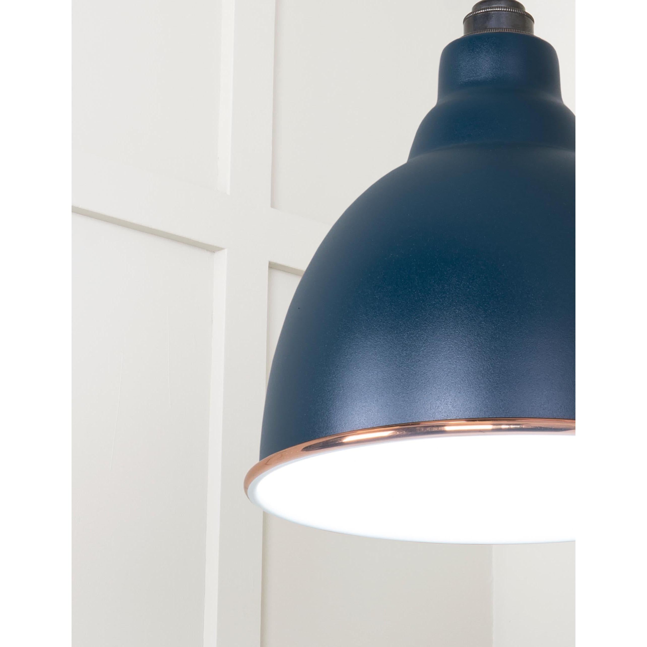 White Gloss Brindley Pendant in Dusk | From The Anvil - Brindley - From The Anvil - Yester Home