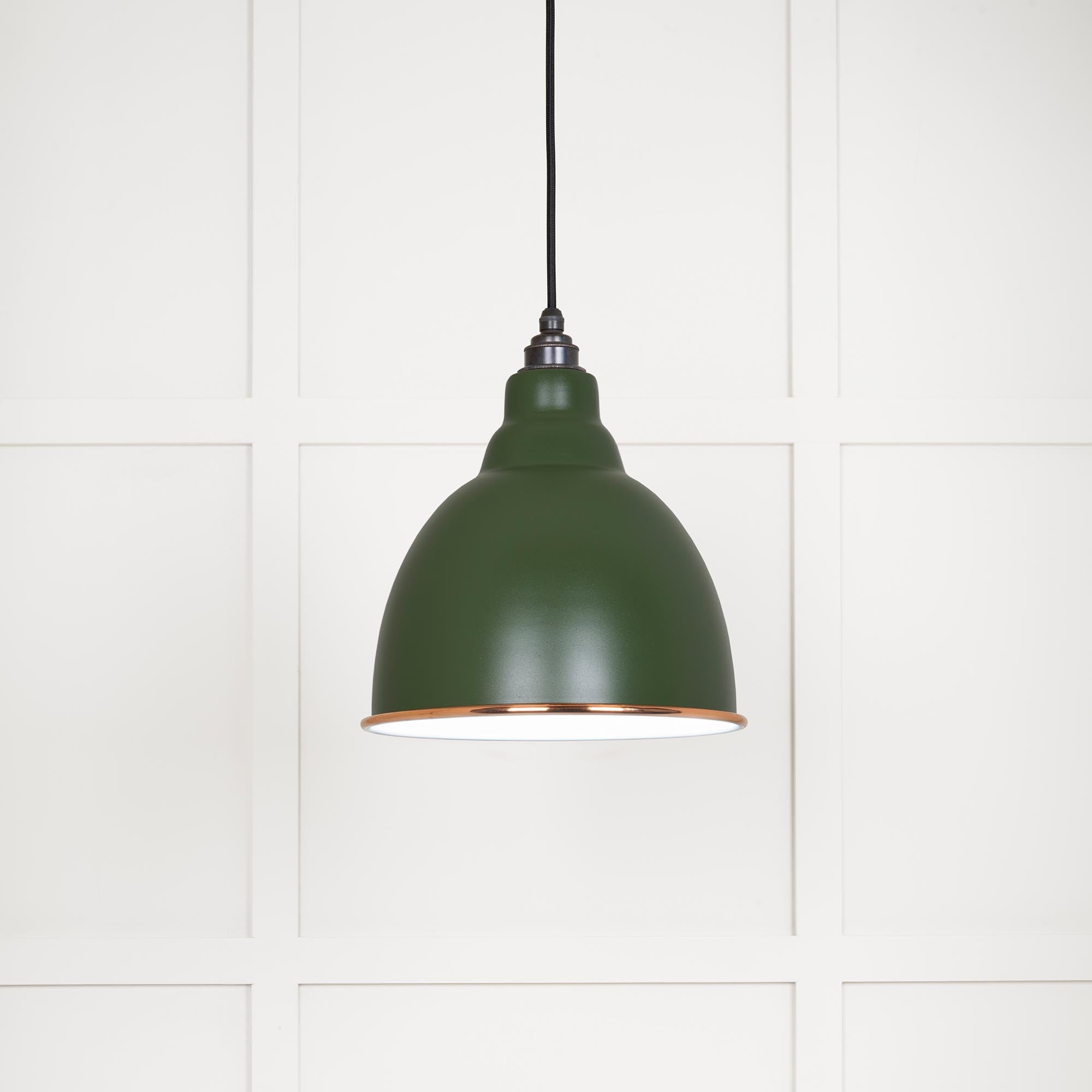 White Gloss Brindley Pendant in Heath | From The Anvil - Brindley - From The Anvil - Yester Home