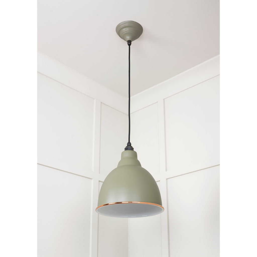 White Gloss Brindley Pendant in Tump | From The Anvil-Brindley-Yester Home