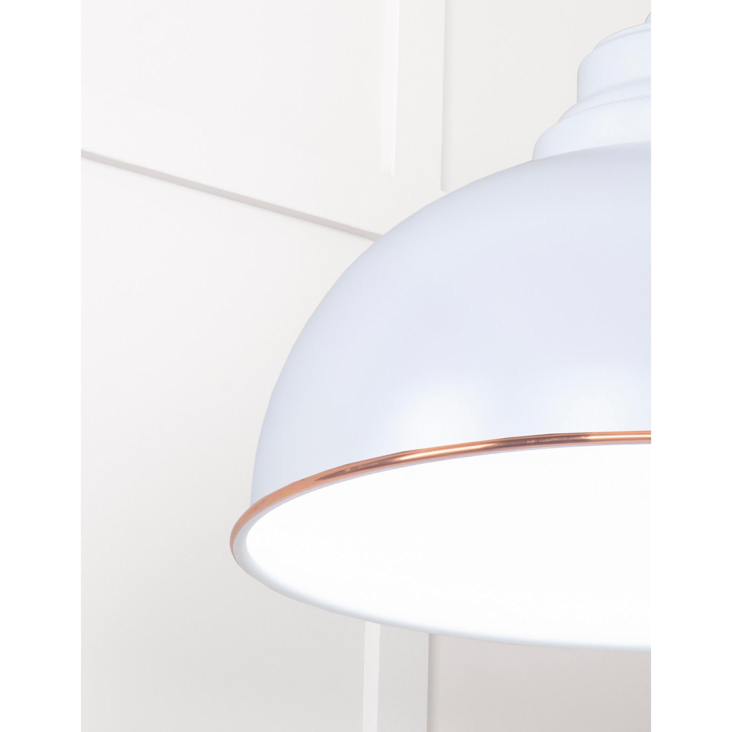 White Gloss Harborne Pendant in Birch | From The Anvil - Harborne - From The Anvil - Yester Home