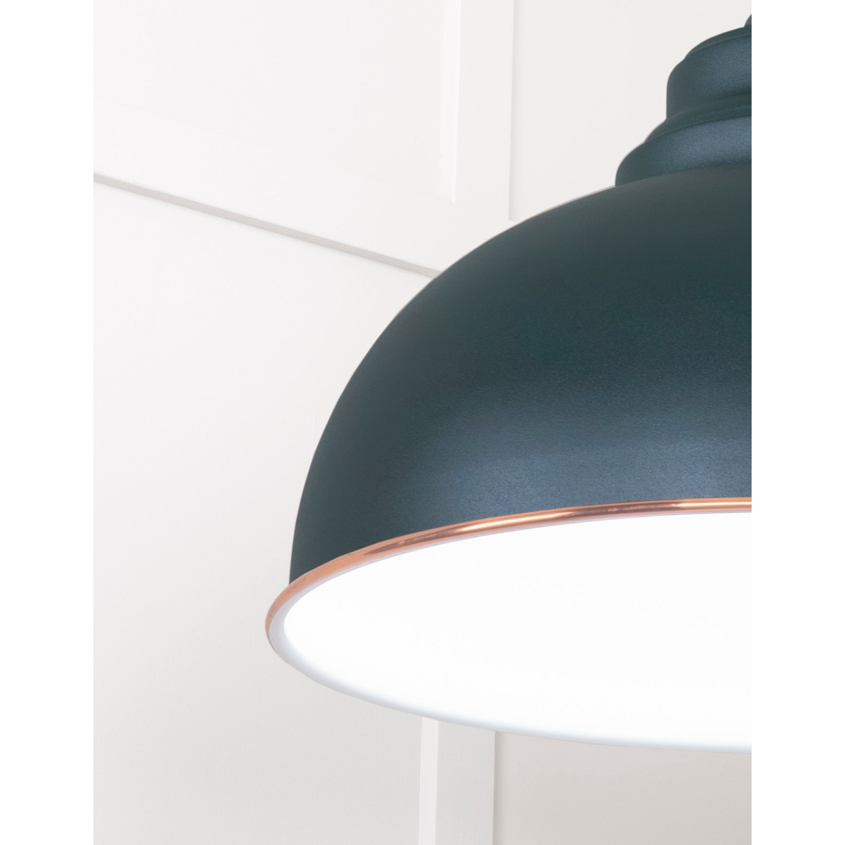 White Gloss Harborne Pendant in Dingle | From The Anvil-Harborne-Yester Home