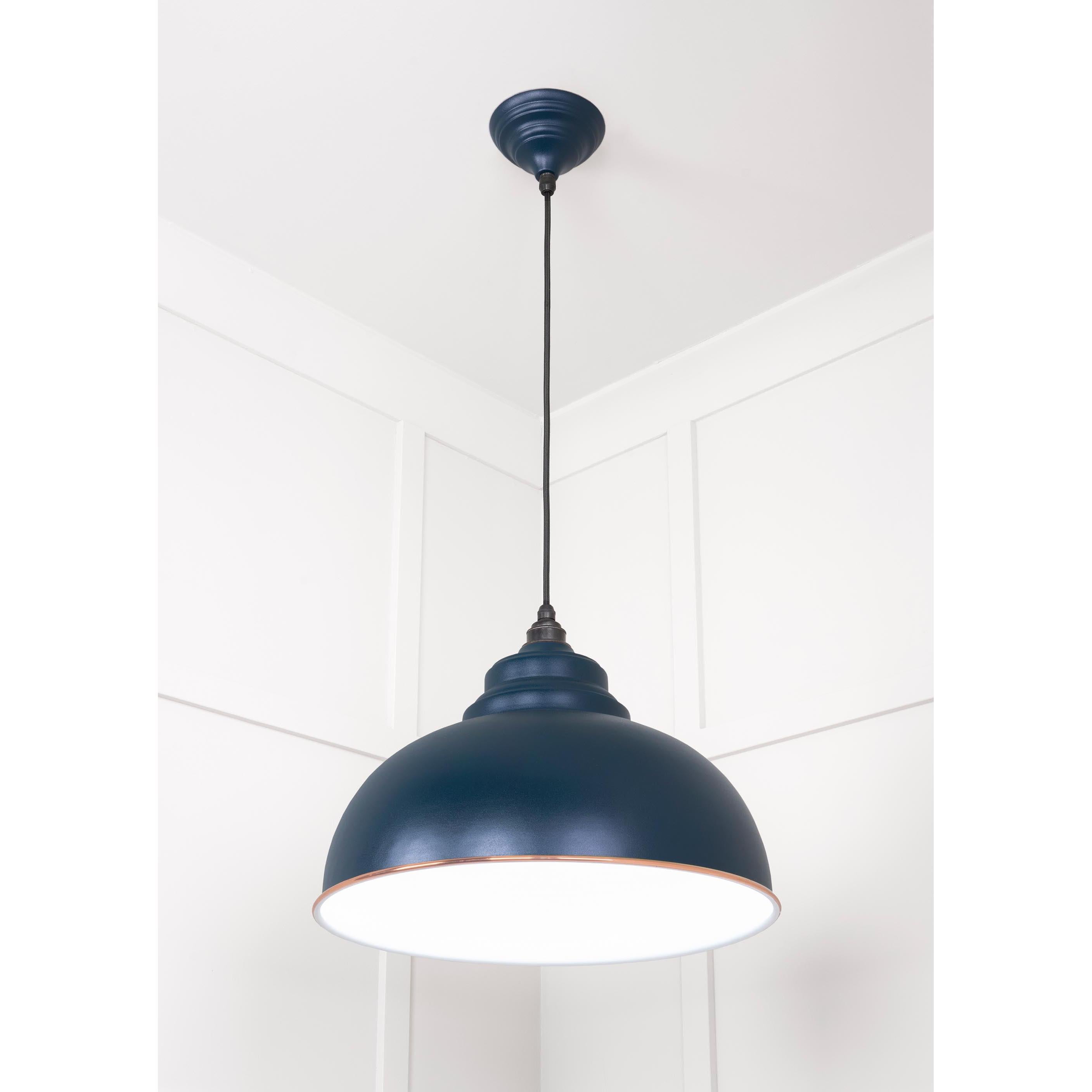 White Gloss Harborne Pendant in Dusk | From The Anvil - Harborne - From The Anvil - Yester Home