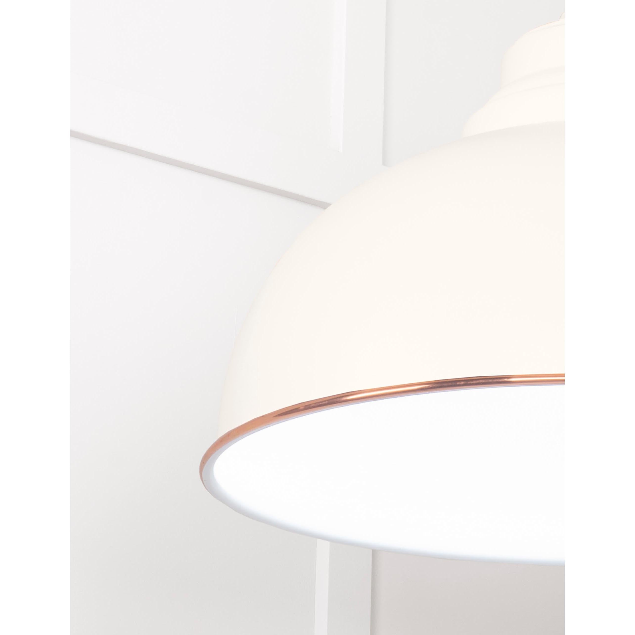 White Gloss Harborne Pendant in Teasel | From The Anvil - Harborne - From The Anvil - Yester Home
