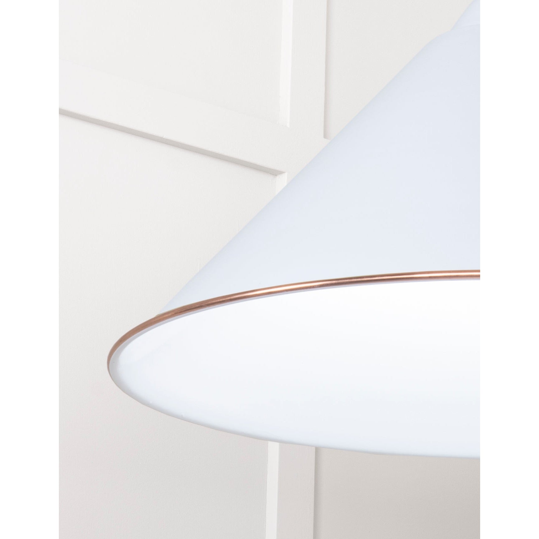 White Gloss Hockley Pendant in Birch | From The Anvil-Hockley-Yester Home
