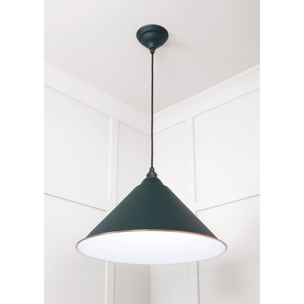 White Gloss Hockley Pendant in Dingle | From The Anvil-Hockley-Yester Home