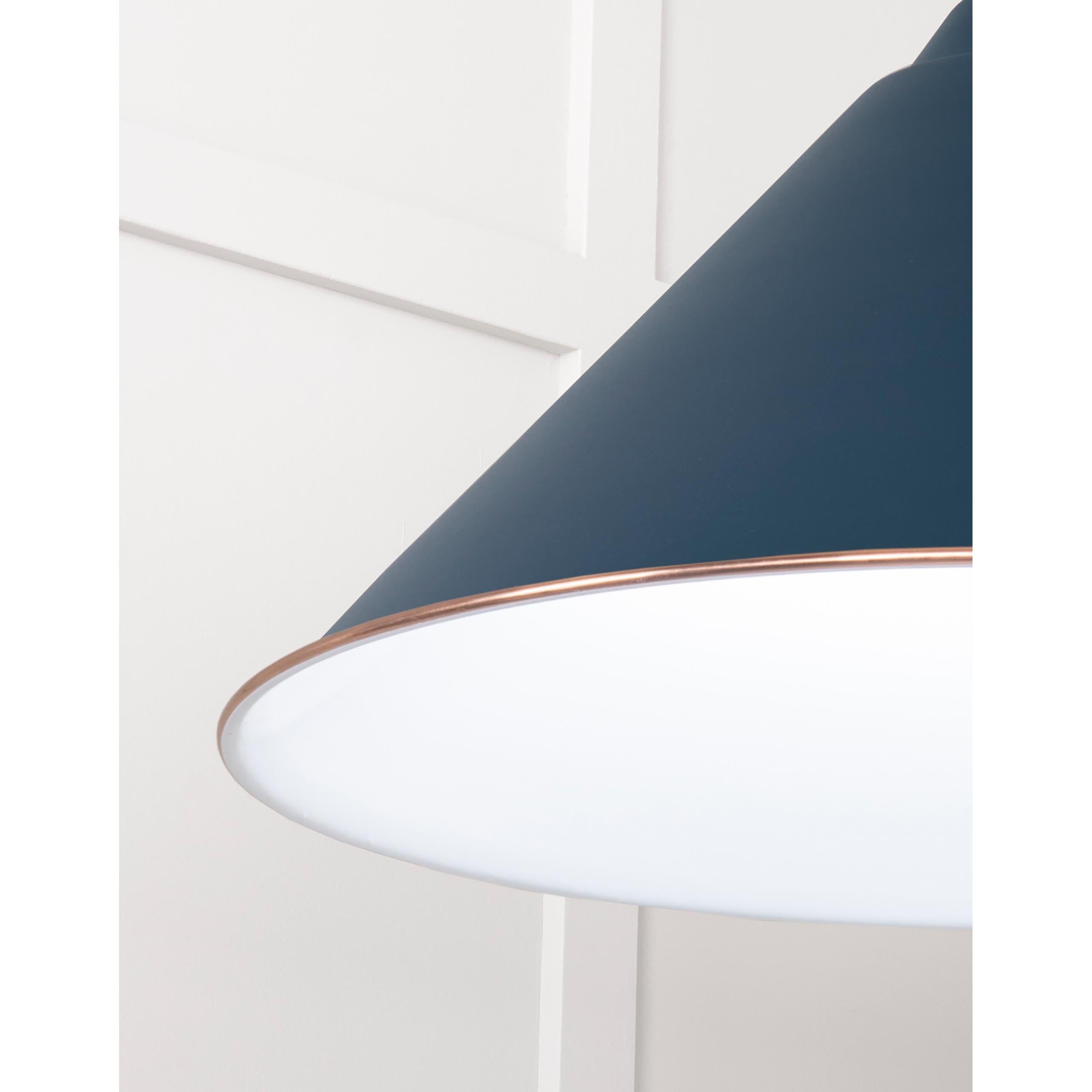 White Gloss Hockley Pendant in Dusk | From The Anvil - Hockley - From The Anvil - Yester Home