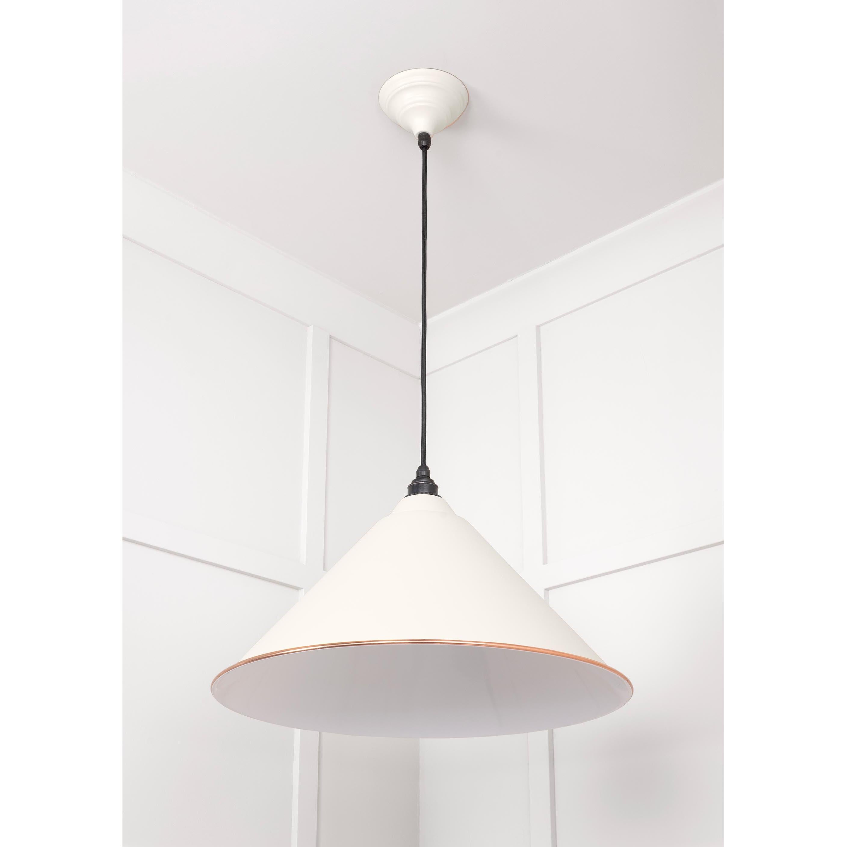 White Gloss Hockley Pendant in Teasel | From The Anvil - Hockley - From The Anvil - Yester Home