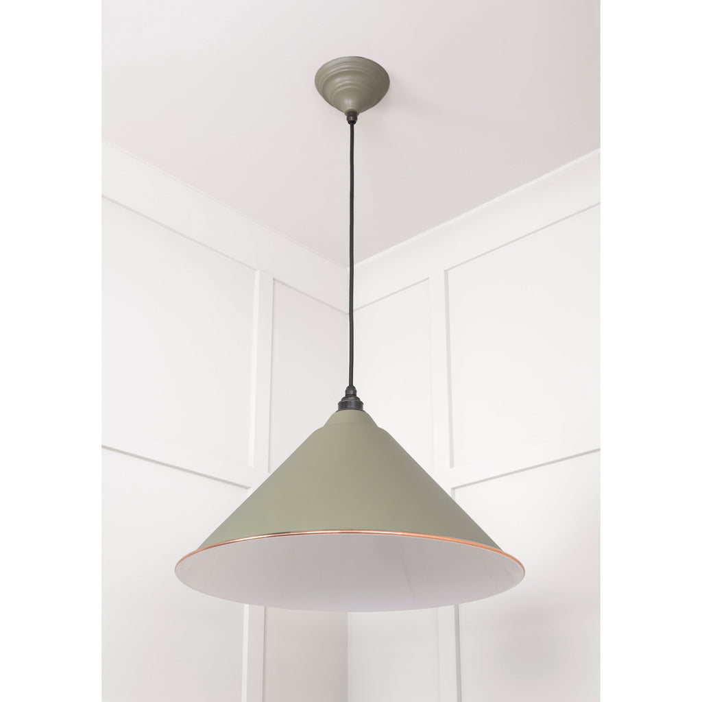White Gloss Hockley Pendant in Tump | From The Anvil-Hockley-Yester Home