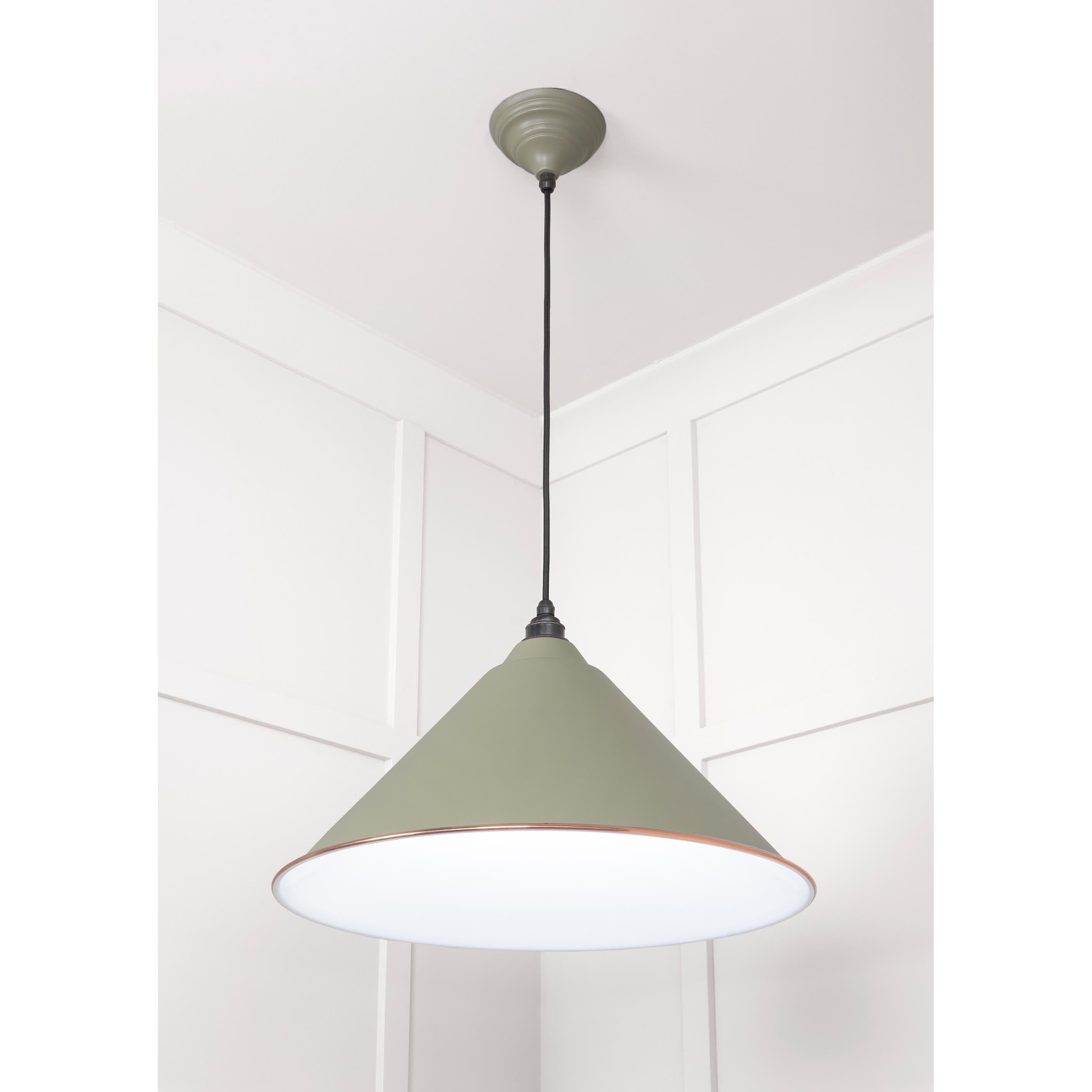 White Gloss Hockley Pendant in Tump | From The Anvil - Hockley - From The Anvil - Yester Home