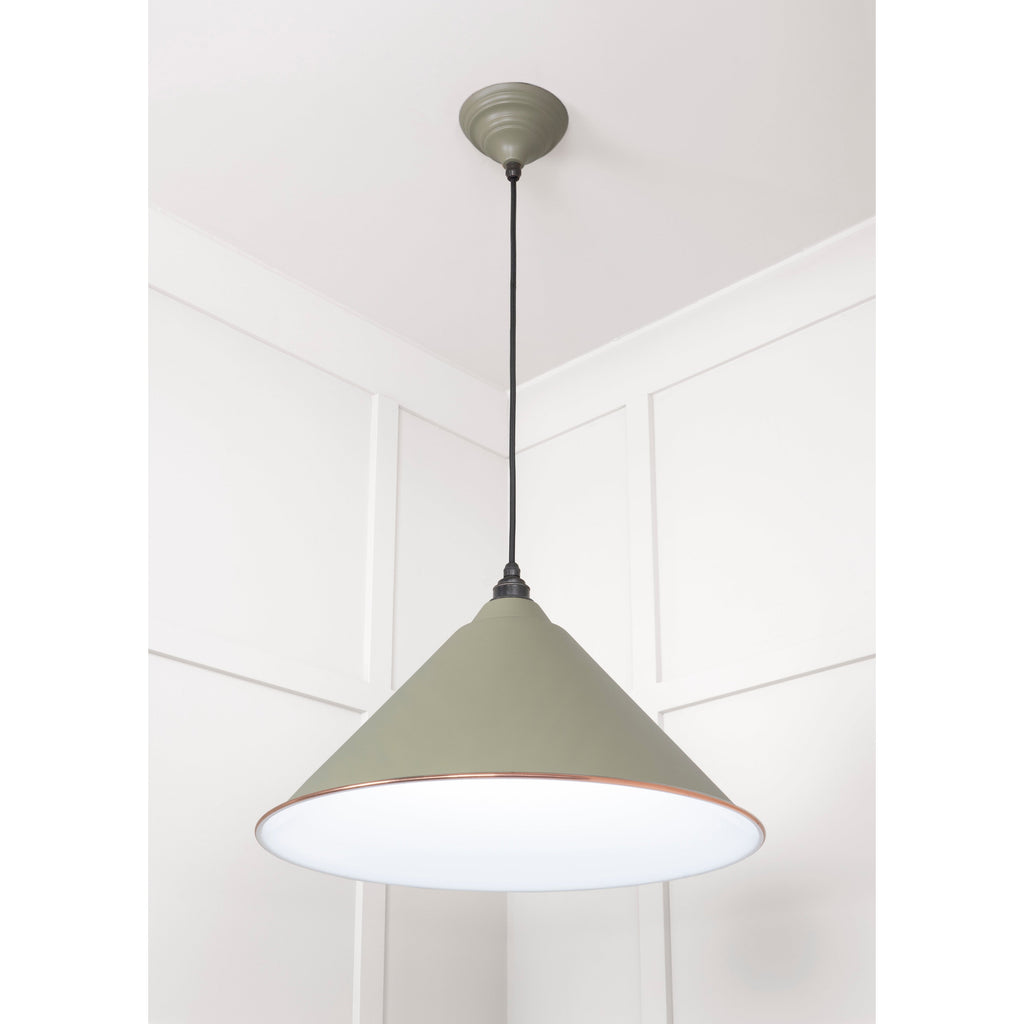 White Gloss Hockley Pendant in Tump | From The Anvil-Hockley-Yester Home