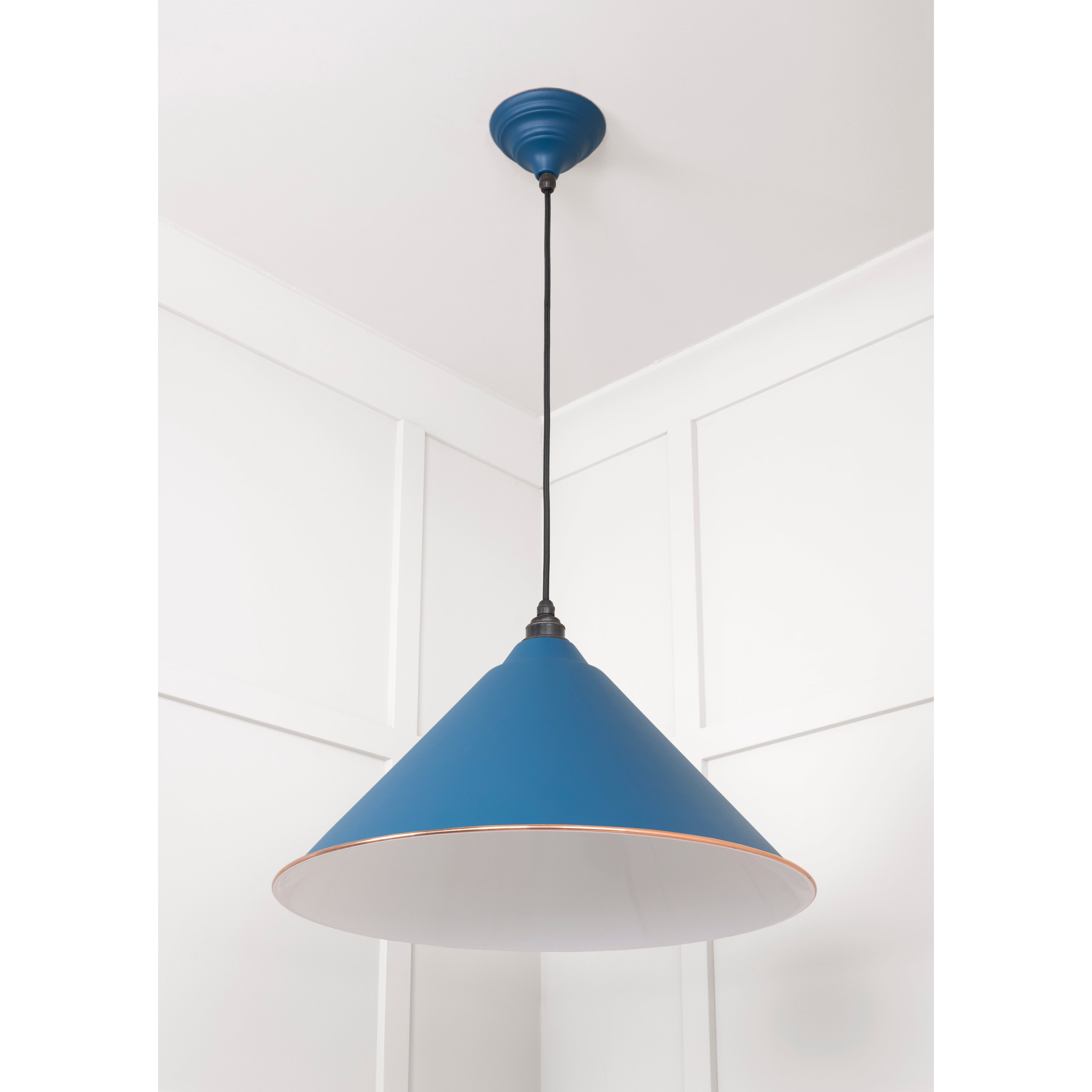 White Gloss Hockley Pendant in Upstream | From The Anvil-Hockley-Yester Home