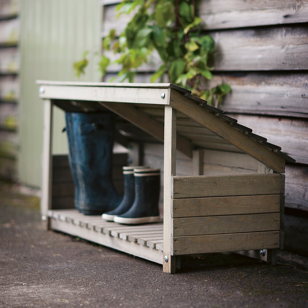 Wooden Welly Store-Boot & Shoe Storage-Yester Home