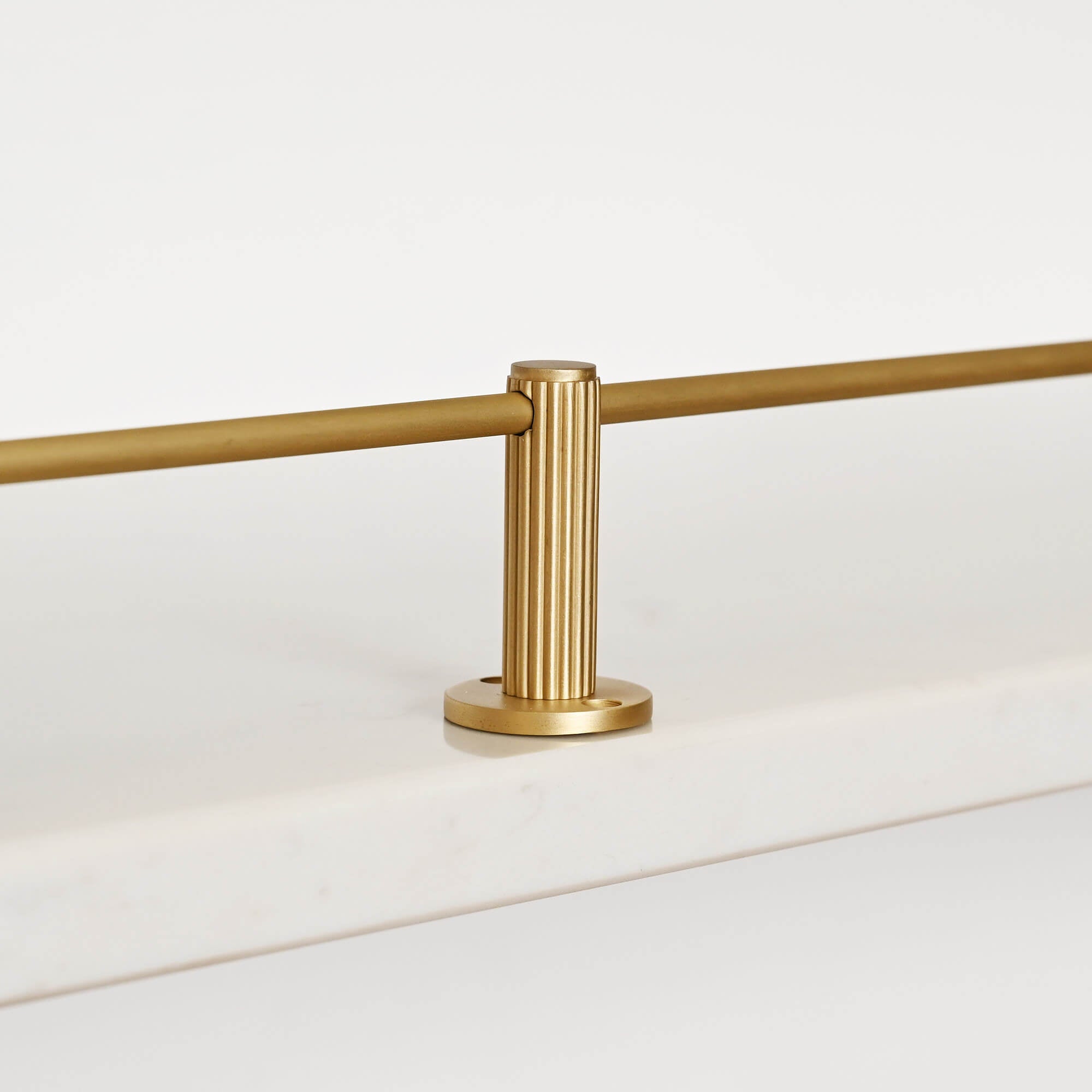 Claverley Gallery Shelf Rail | Brushed Satin Brass Lacquered - Gallery Rails - Yester Home - Yester Home