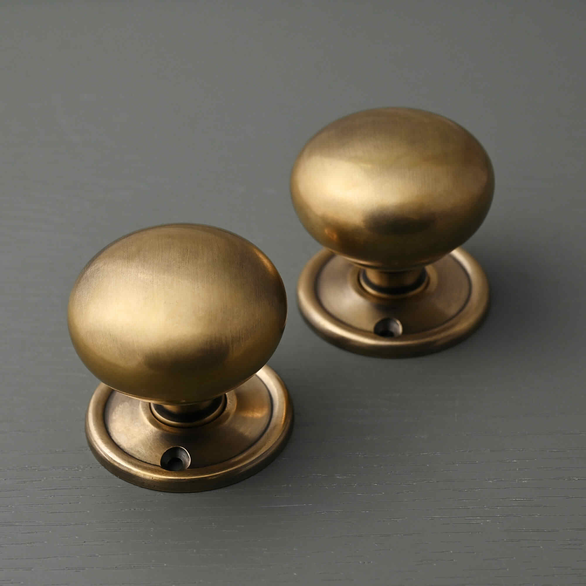 Polished Brass Mushroom Mortice/Rim Knob Set - Mortice Knobs - Yester Home - Yester Home