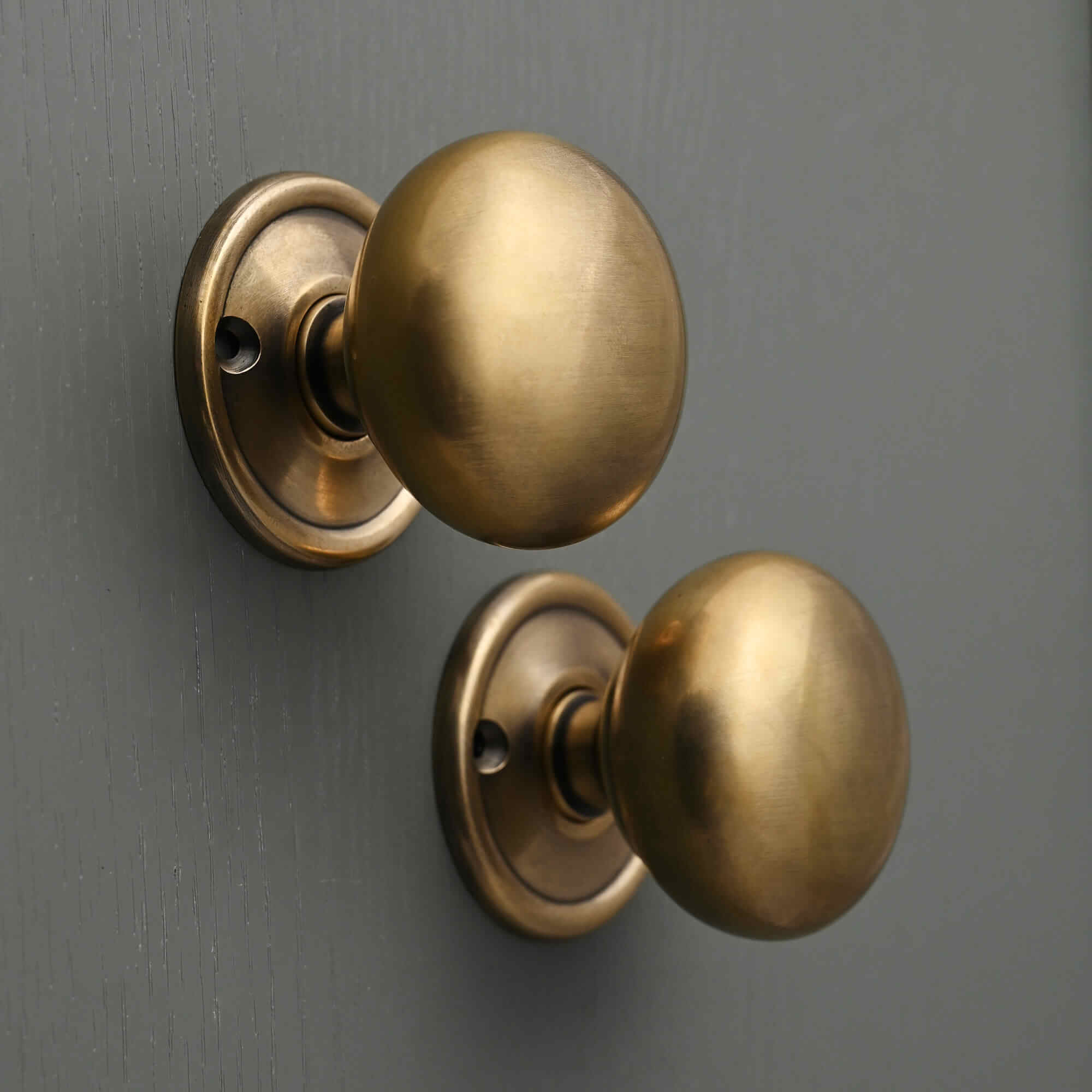 Polished Brass Mushroom Mortice/Rim Knob Set - Mortice Knobs - Yester Home - Yester Home