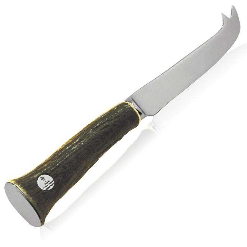 Staghorn Pewter Cheese Knife-Cheese Knives-Yester Home