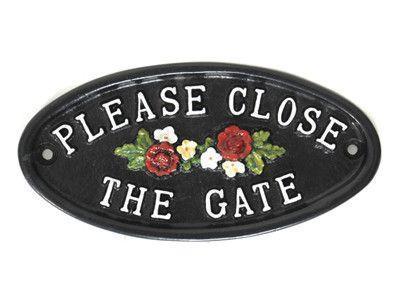 Great Garden Gate Signs