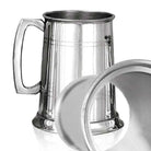 1 Pint Pewter Tankard Glass Base-Tankards-Yester Home