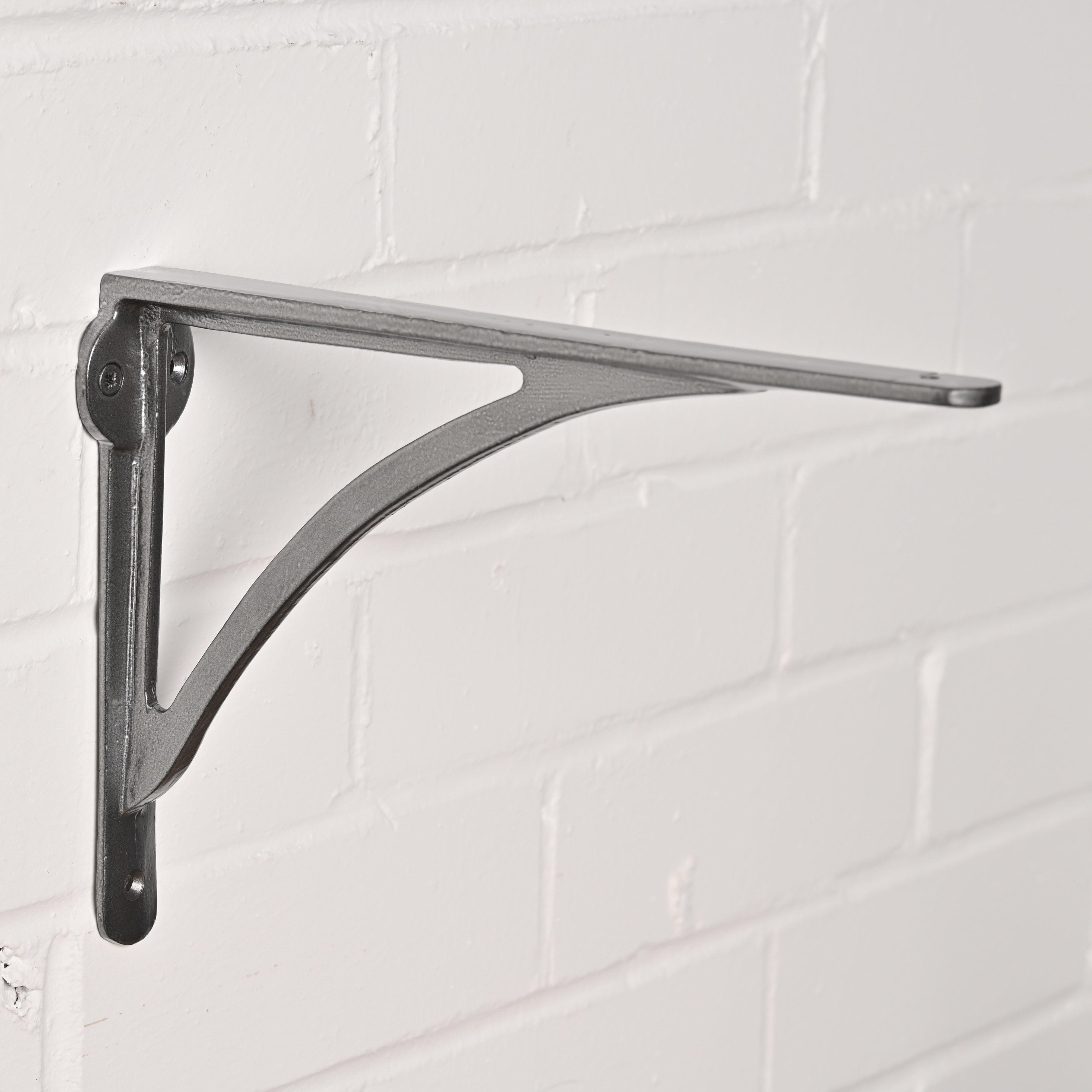 10 Inch Ironbridge Cast Iron Shelf Bracket-9 - 10" Shelf Brackets-Yester Home